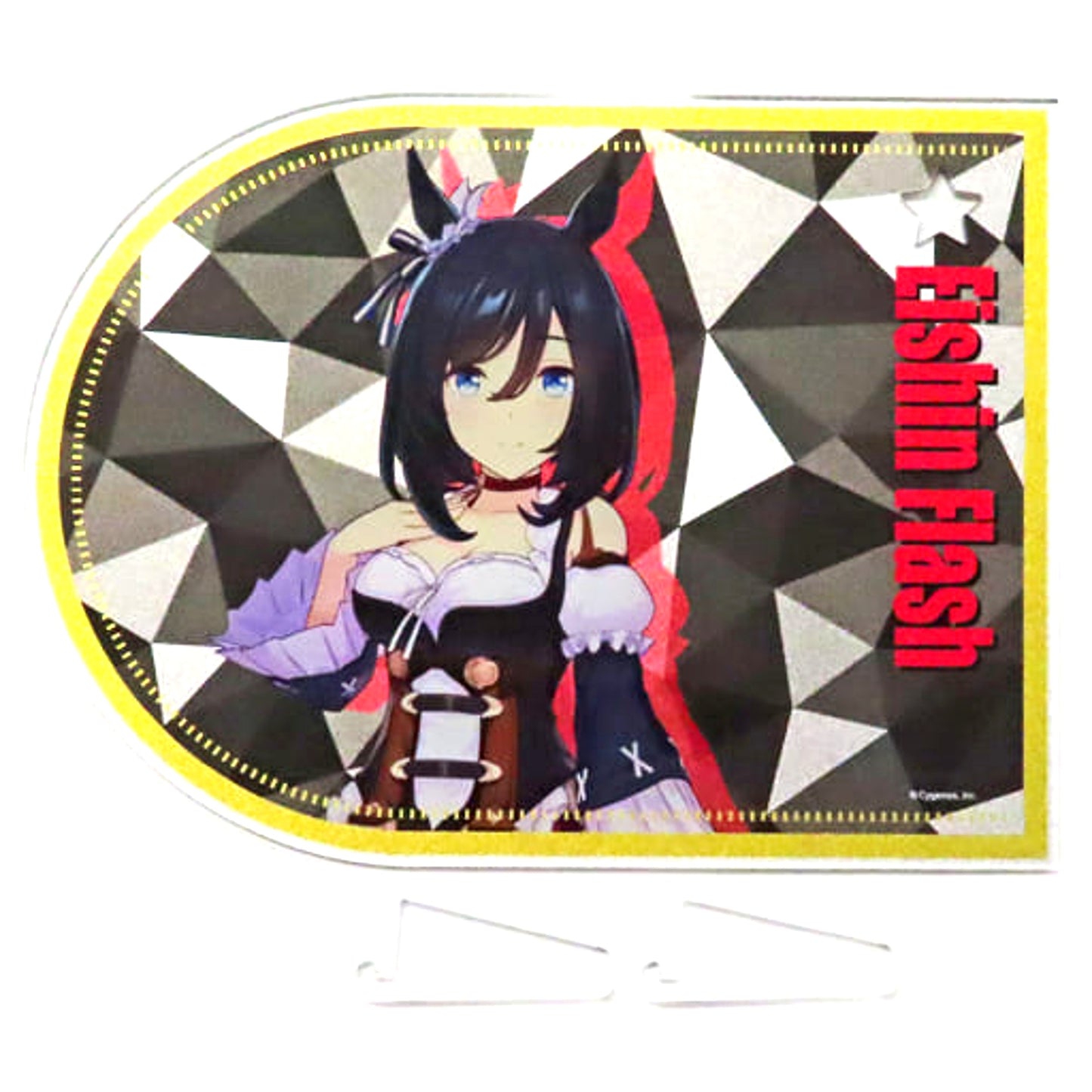 Eishin Flash Uma Musume: Pretty Derby NAMCO Promotion Acrylic Board Racing Outfit Ver. [USED]