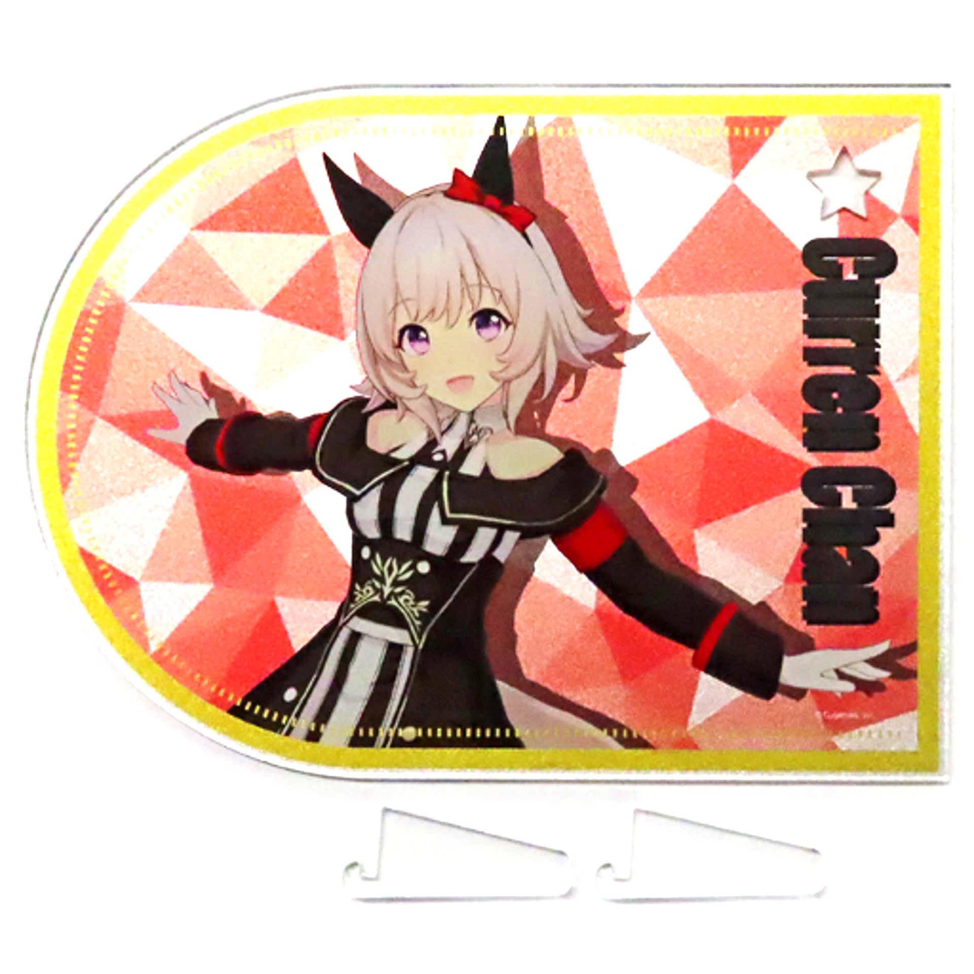 Curren Chan Racing Suit Acrylic Board Uma Musume Pretty Derby Namco Promotion [USED]