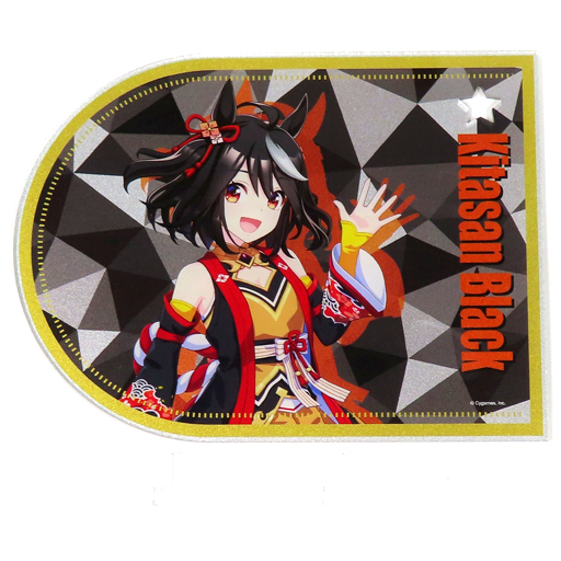 Kitasan Black Racing Suit Acrylic Board Umamusume: Pretty Derby NAMCO Promotion [USED]