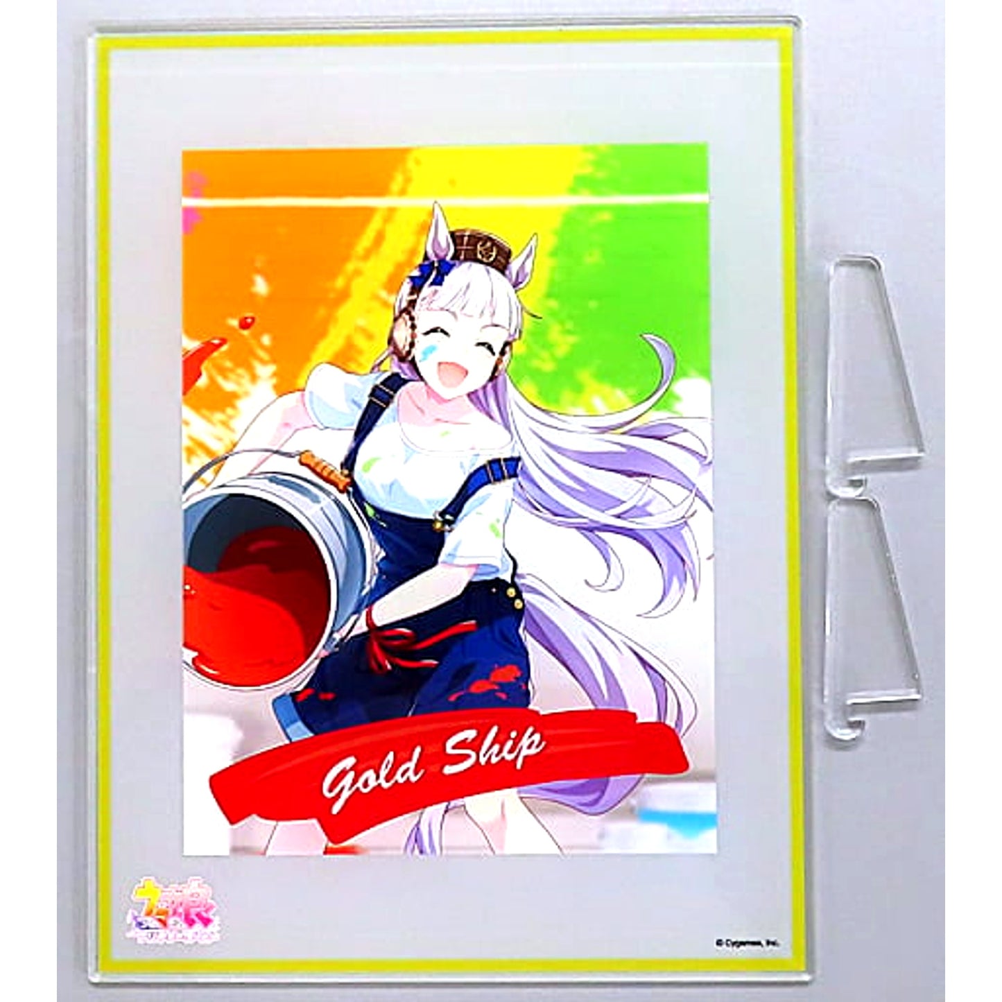 Gold Ship Uma Musume: Pretty Derby NAMCO Promotion Lottery Acrylic Board Painter Style Prize A-1 [USED]