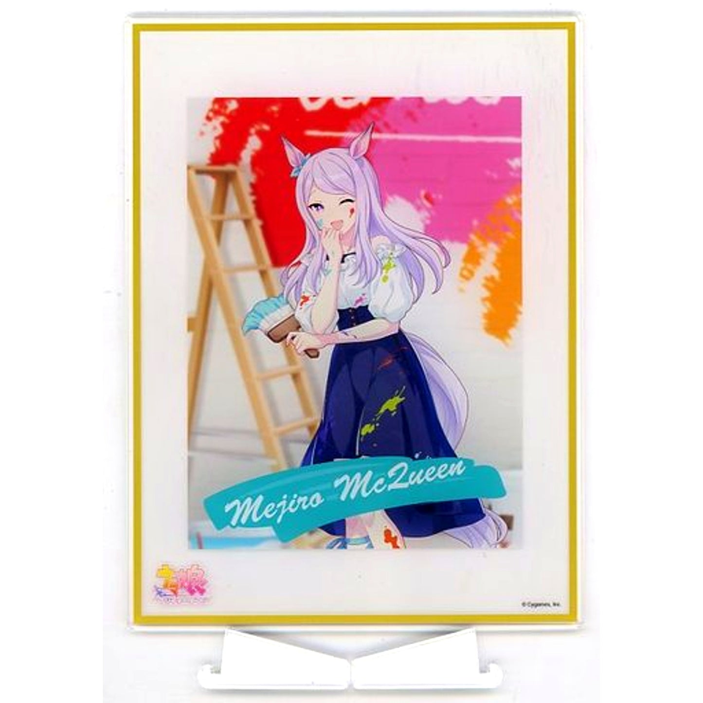 Mejiro McQueen Painter Style A-2 Prize Uma Musume Pretty Derby Acrylic Board NAMCO Promotion Lottery [USED]