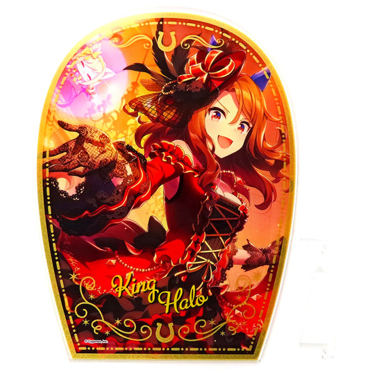 King Halo A-12 Prize Uma Musume Pretty Derby Acrylic Board NAMCO Promotion Lottery [USED]