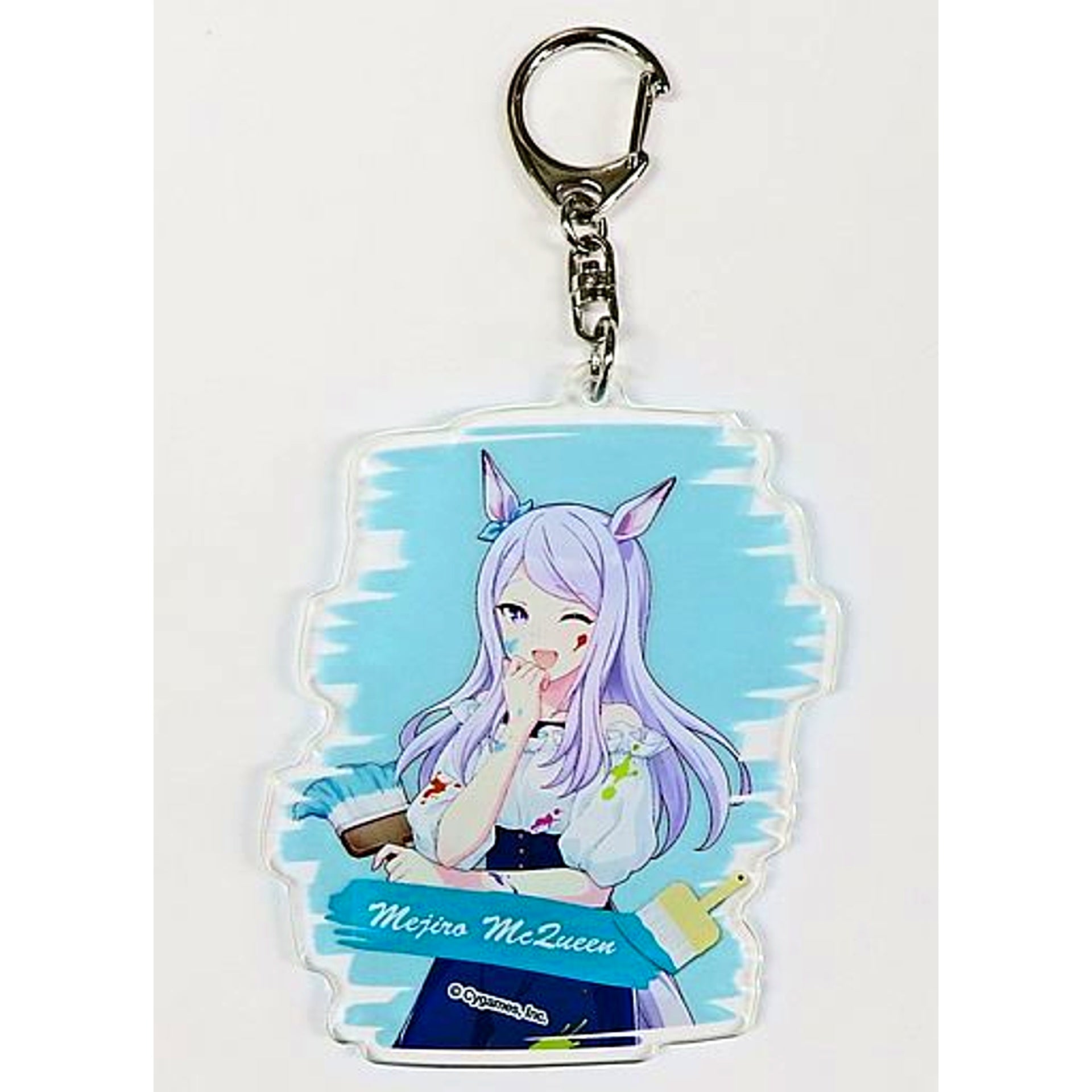 Mejiro McQueen Umamusume Pretty Derby Acrylic Keychain Painter Style NAMCO Promotion Lottery Prize B-2 [USED]
