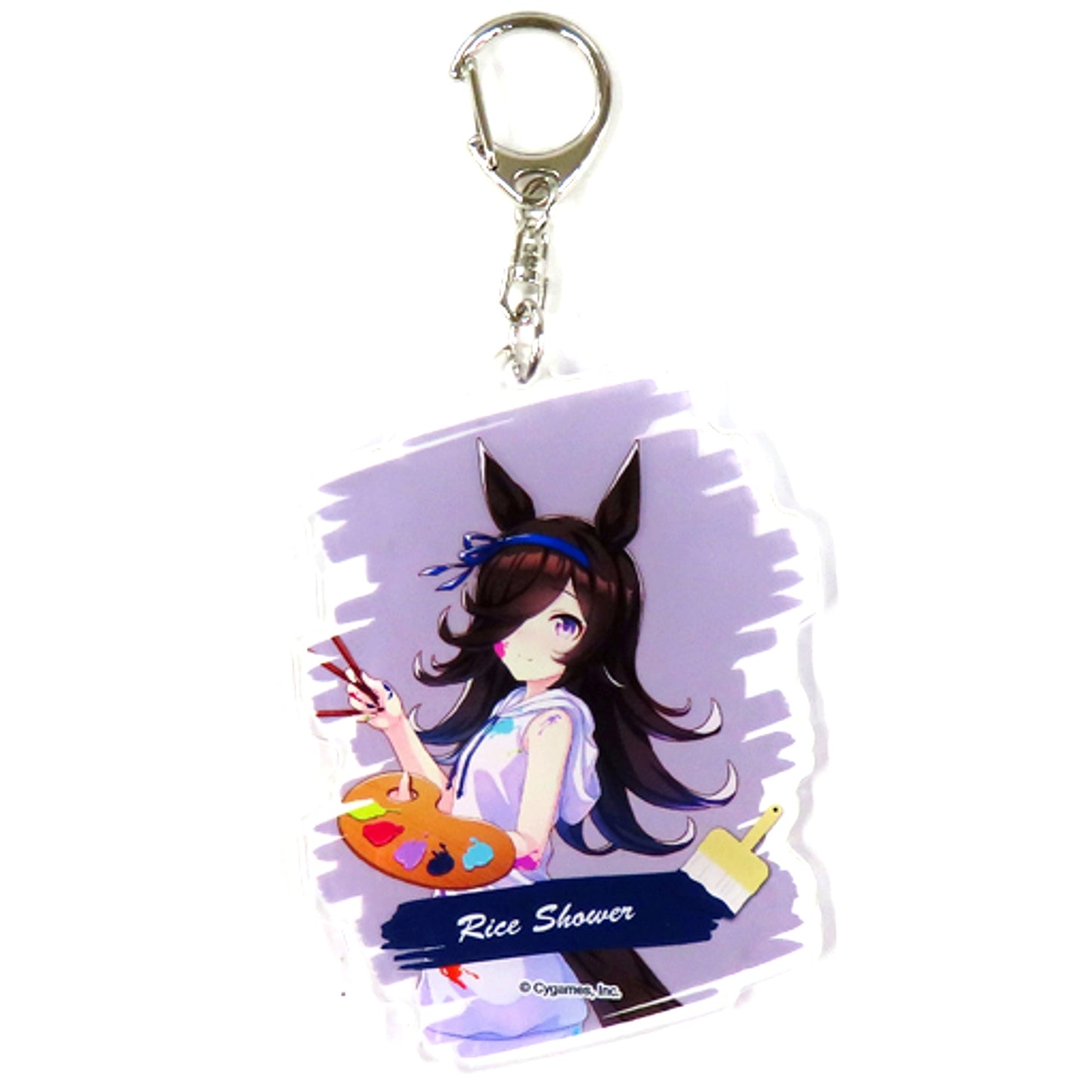 Rice Shower Umamusume Pretty Derby Acrylic Keychain Painter Style NAMCO Promotion Lottery Prize B-5 [USED]