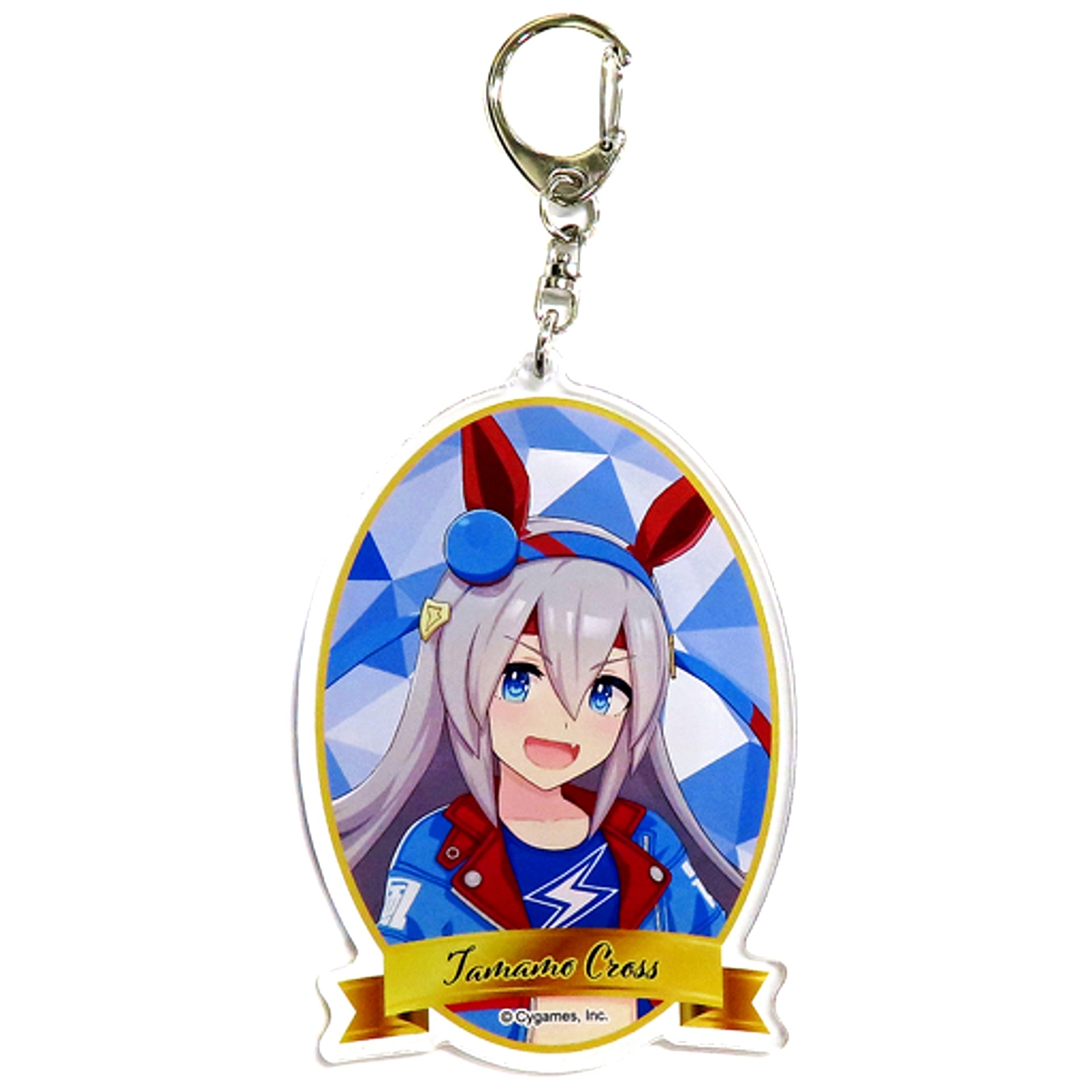 Tamamo Cross Race Uniform Uma Musume Pretty Derby Acrylic Keychain NAMCO Promotion Lottery Prize B-20 [USED]