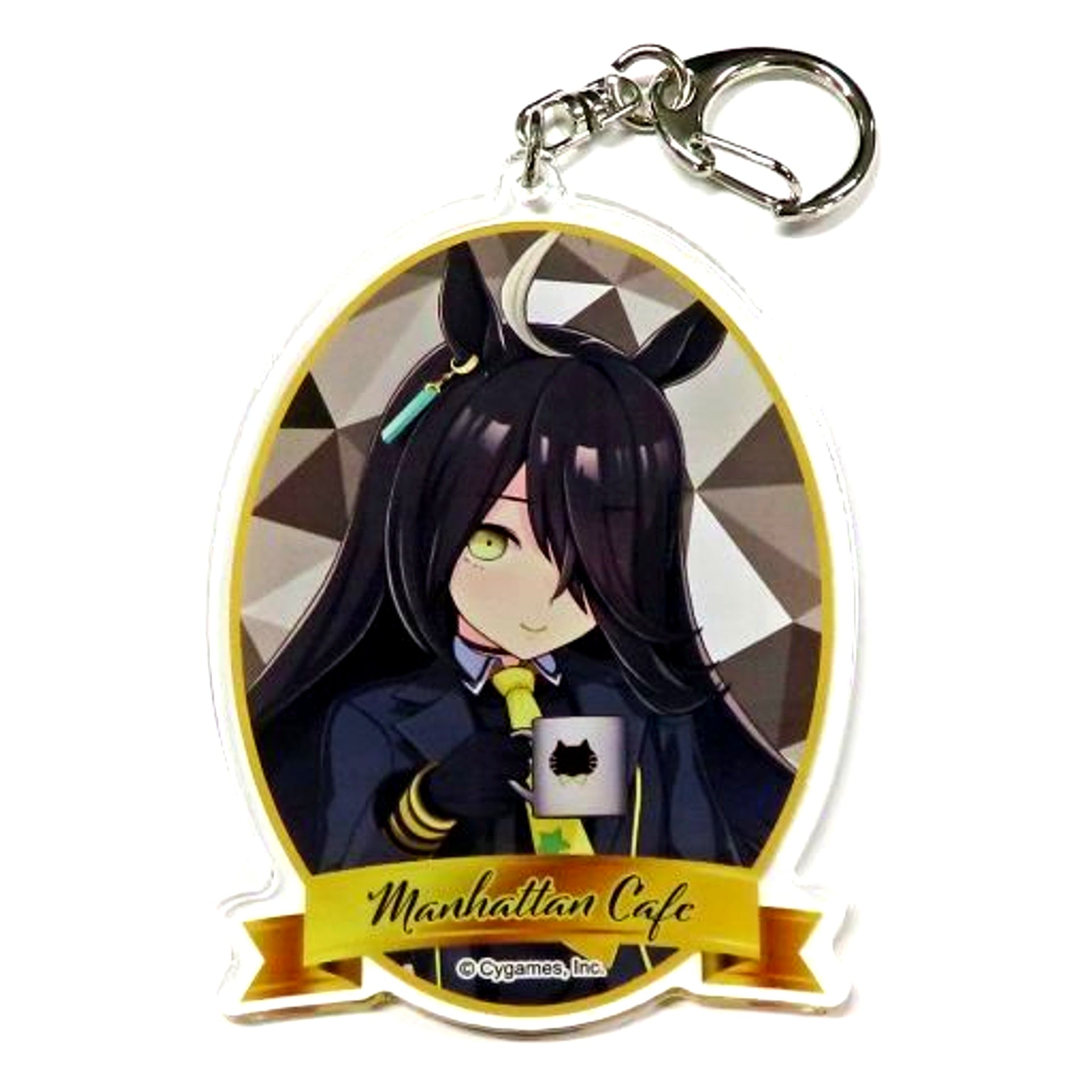 Manhattan Cafe Umamusume Pretty Derby Acrylic Keychain Racing Uniform NAMCO Promotion Lottery Prize B-25 [USED]