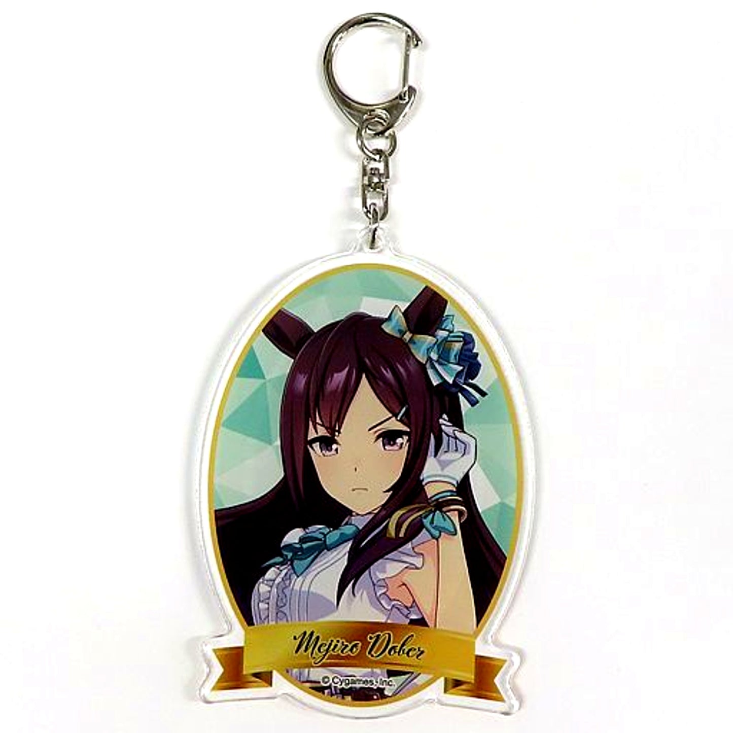 Mejiro Dober Umamusume Pretty Derby Acrylic Keychain Racing Uniform NAMCO Promotion Lottery Prize B-39 [USED]