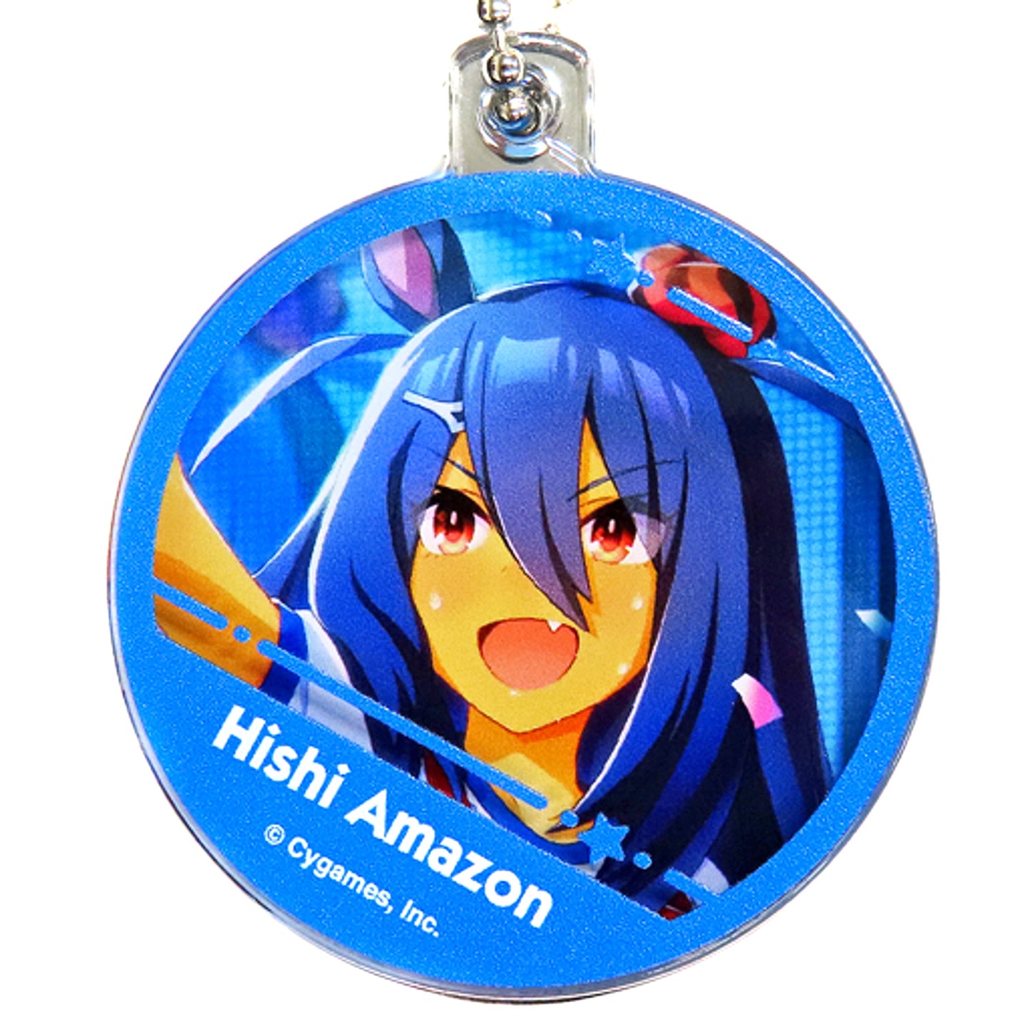 Hishi Amazon Uma Musume Pretty Derby Metallic Charm NAMCO Promotion Raffle Kuji Prize C-4 [USED]