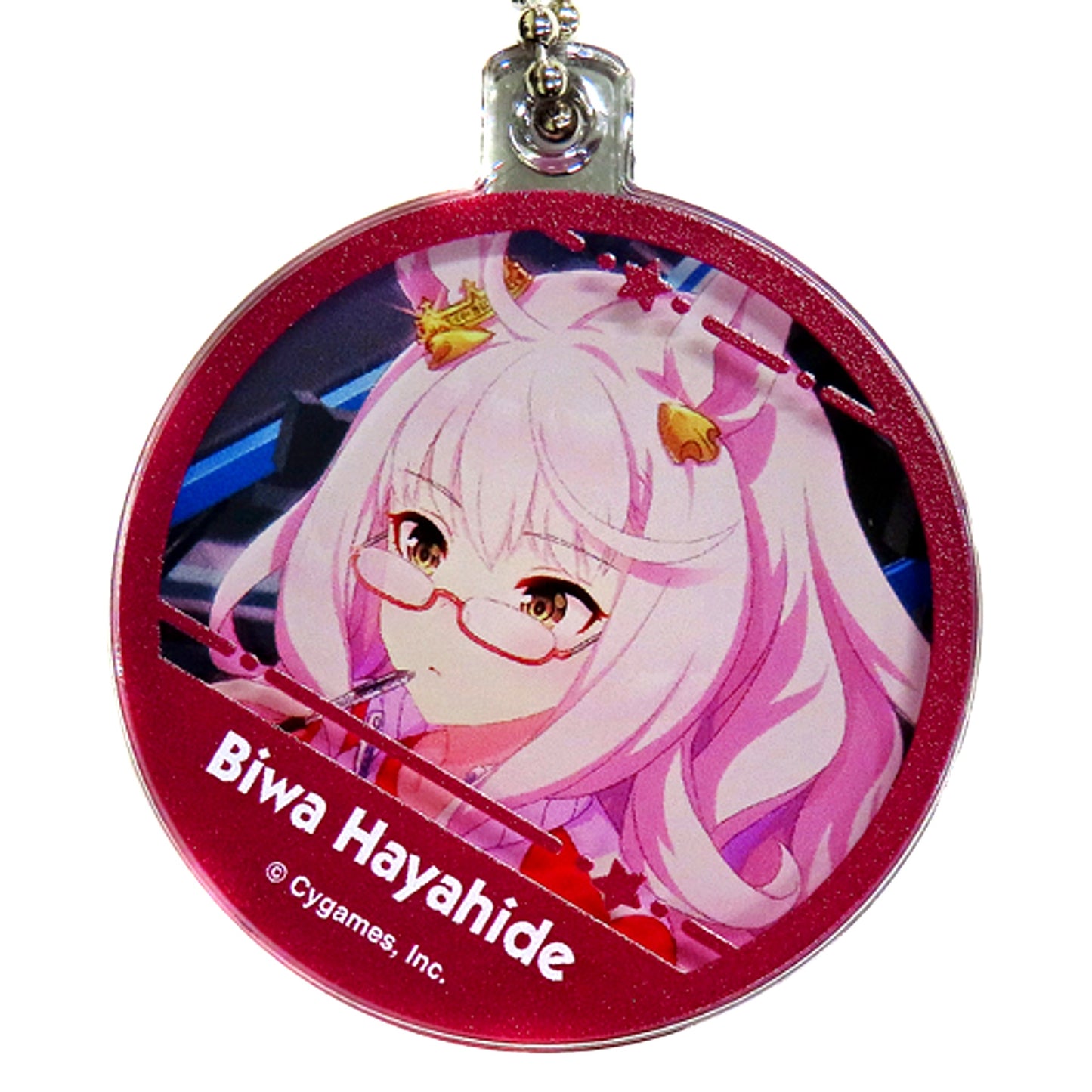 Biwa Hayahide Uma Musume Pretty Derby Metallic Charm NAMCO Promotion Raffle Kuji Prize C-9 [USED]
