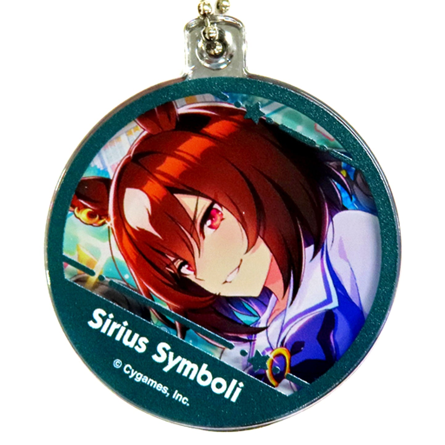 Sirius Symboli Uma Musume Pretty Derby Metallic Charm NAMCO Promotion Lottery Prize C-30 [USED]