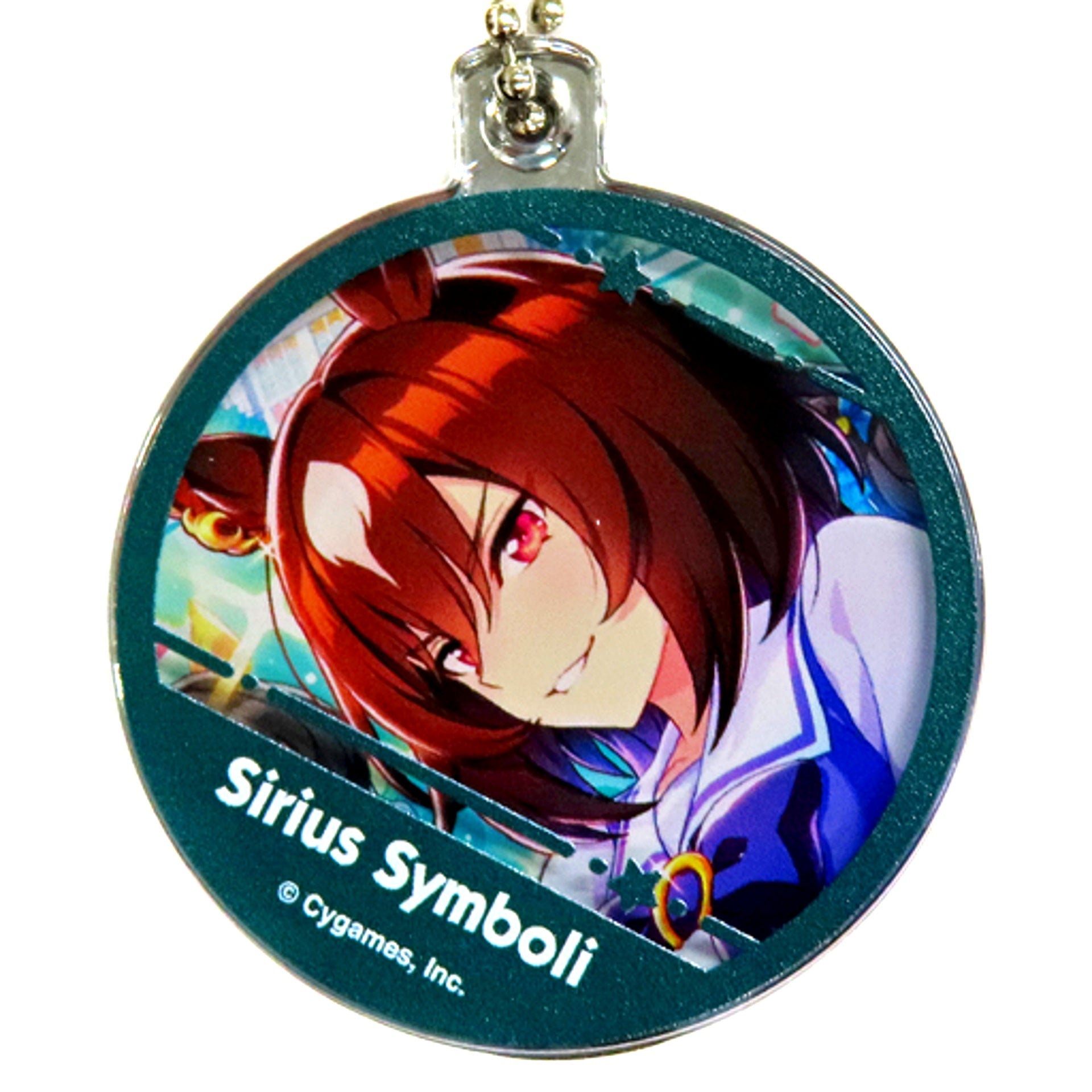 Sirius Symboli Uma Musume Pretty Derby Metallic Charm NAMCO Promotion Lottery Prize C-30 [USED]