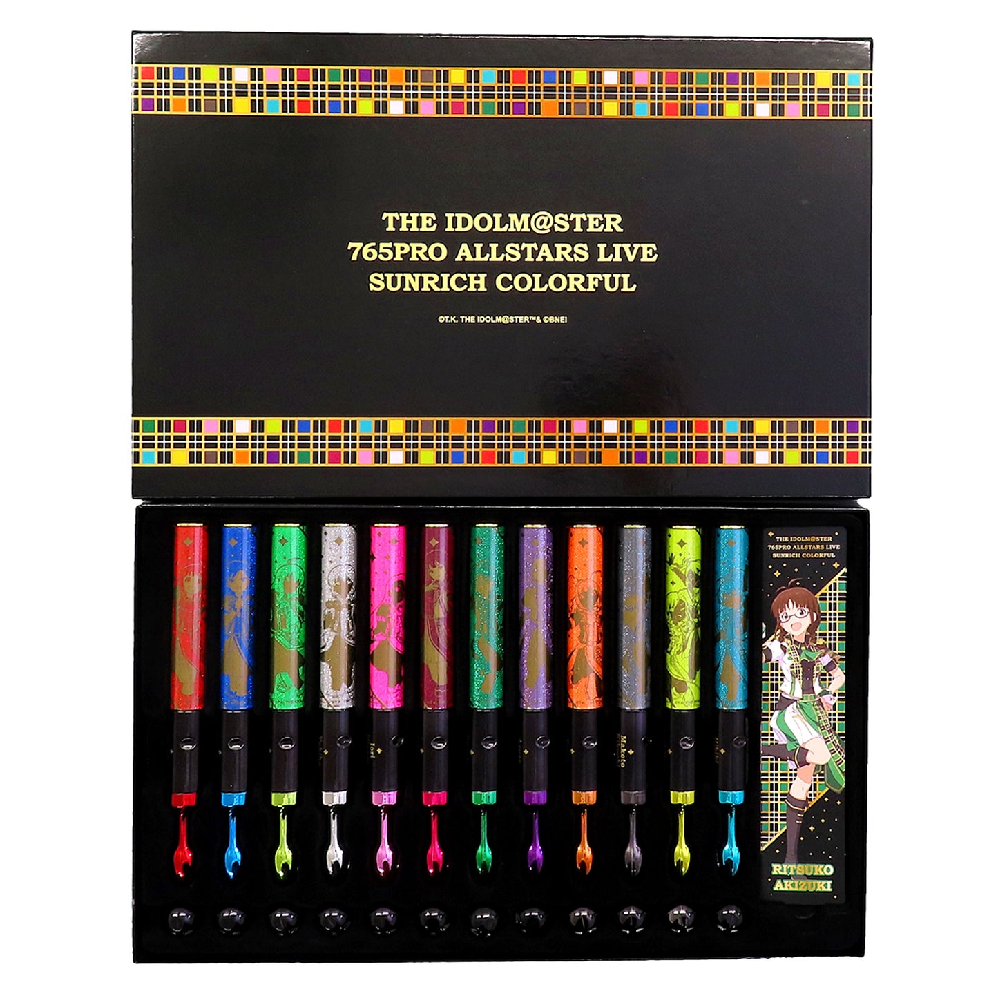 Official Concert Light Set of 12 THE IDOLMASTER 765PRO ALLSTARS LIVE SUNRICH COLORFUL [USED]
