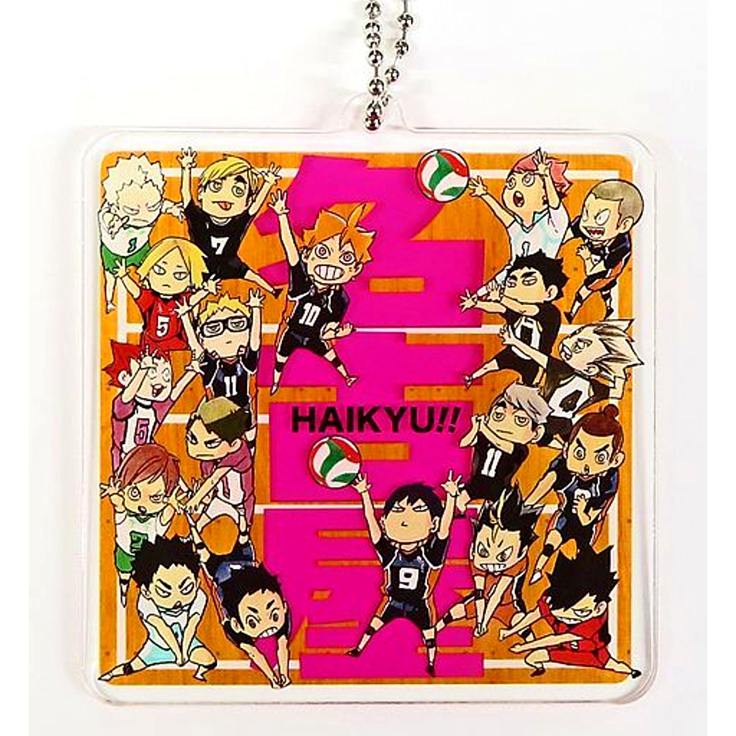 Group Haikyu!! Local Limited Acrylic Keychain Nagoya [USED]