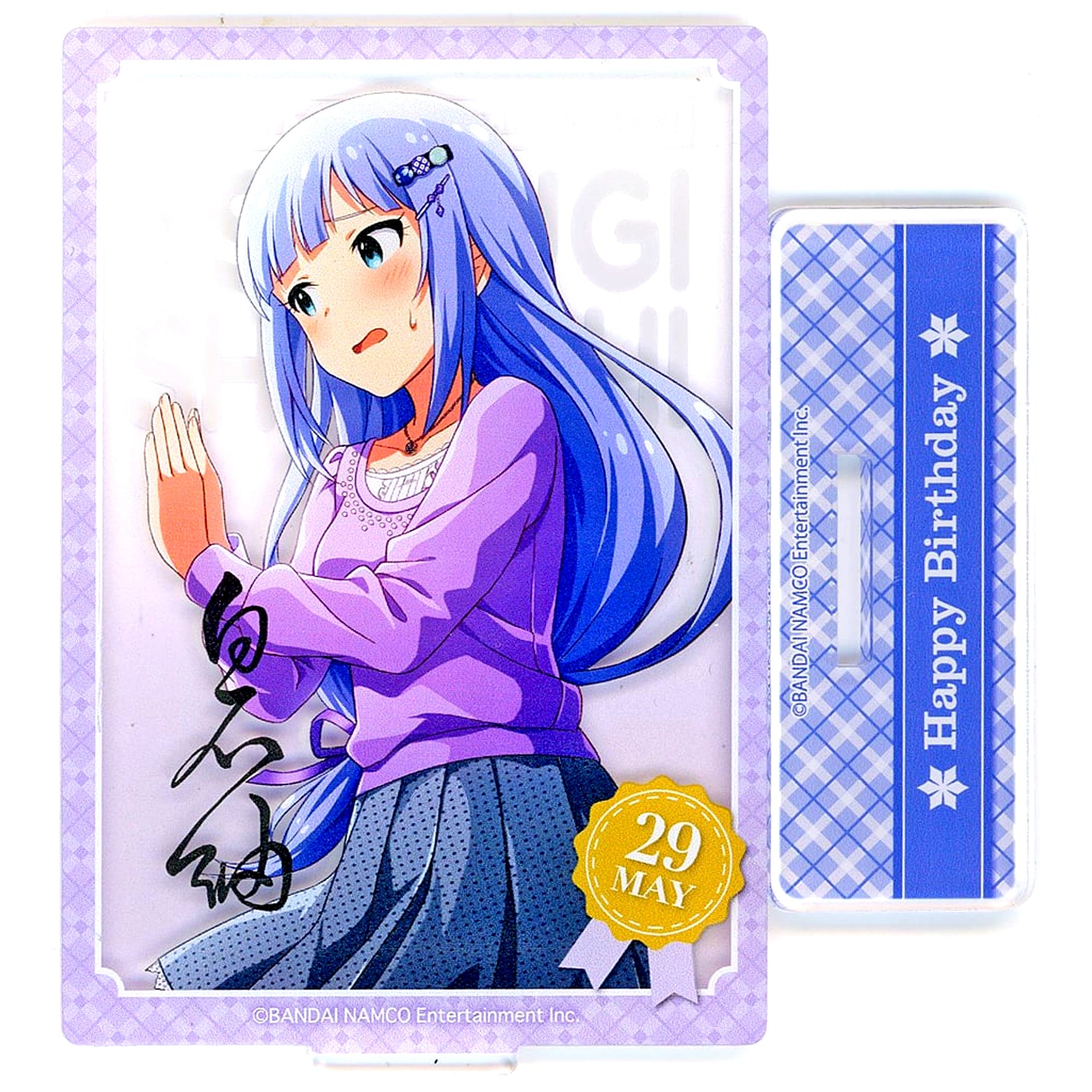 Tsumugi Shiraishi THE IDOLM@STER Million Live! Birthday Acrylic Stand 2nd [USED]