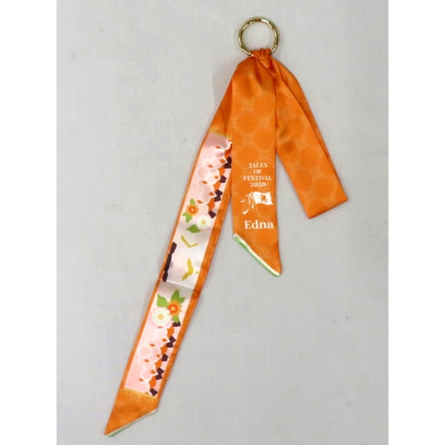 Tales of Series Element of Earth Edna TOF2020 Official Costume Motif Scarf Keychain Tales of Festival 2020 Limited Keychains [USED]