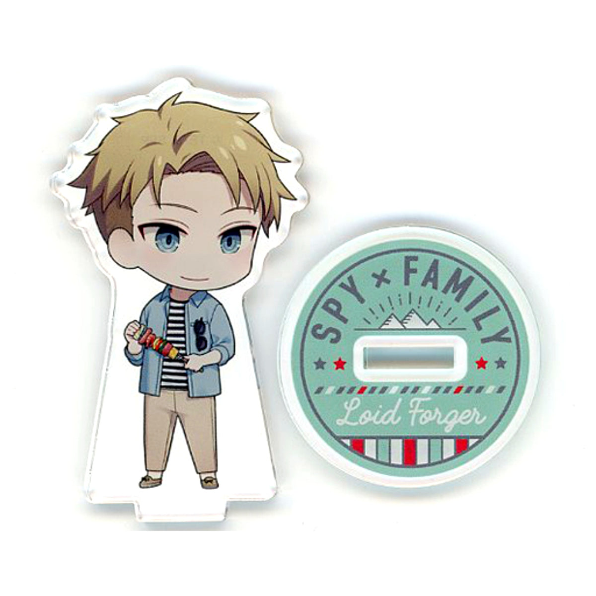 Loid Forger Casual Clothes Spy x Family Deformed Acrylic Stand Don Quijote Limited [USED]
