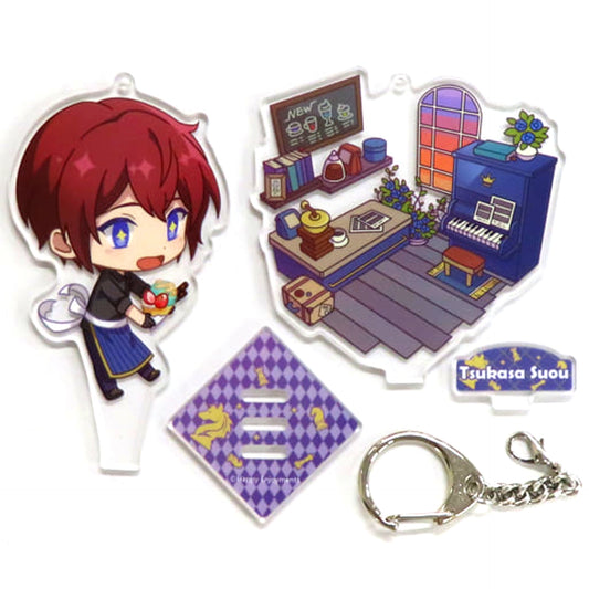 Tsukasa Suou Ensemble Stars!! Acrylic Stand C Korea Cafe Limited [USED]