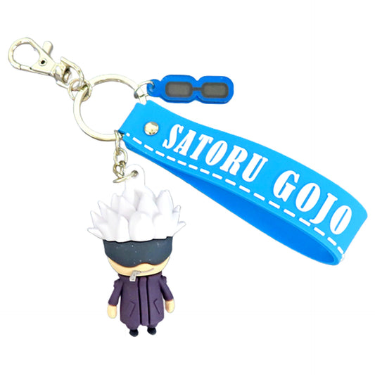 Satoru Gojo Jujutsu Kaisen Cutie1 Rubber Keychain [USED]