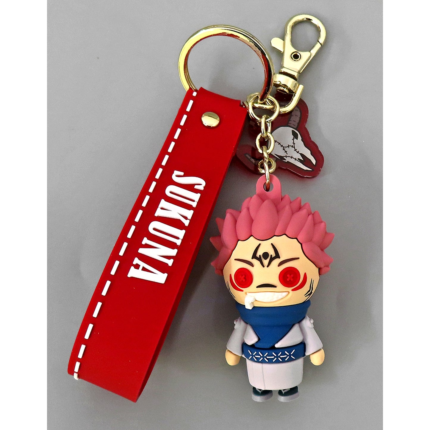 Ryomen Sukuna Jujutsu Kaisen Cutie1 Rubber Keychain [USED]