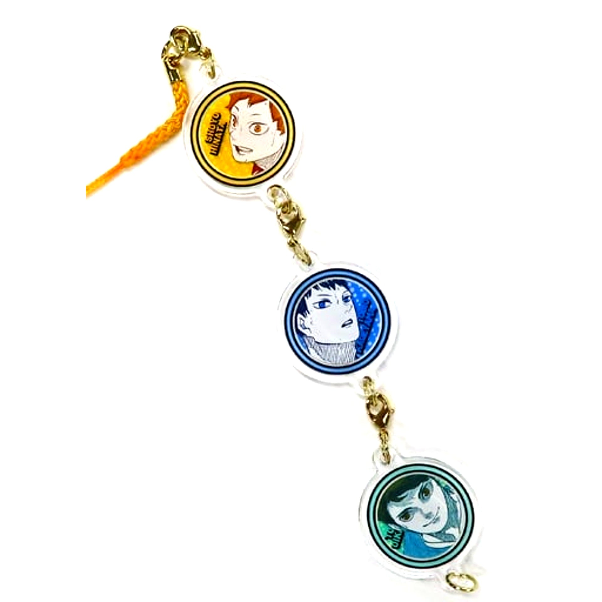 Hinata & Kageyama & Oikawa Haikyu!! Connected Acrylic Charm Jump Shop Limited [USED]