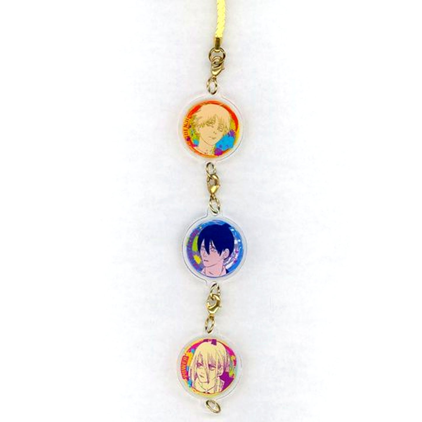 Denji & Aki Hayakawa & Power Connecting Acrylic Charm Chainsaw Man Jump Shop Limited [USED]