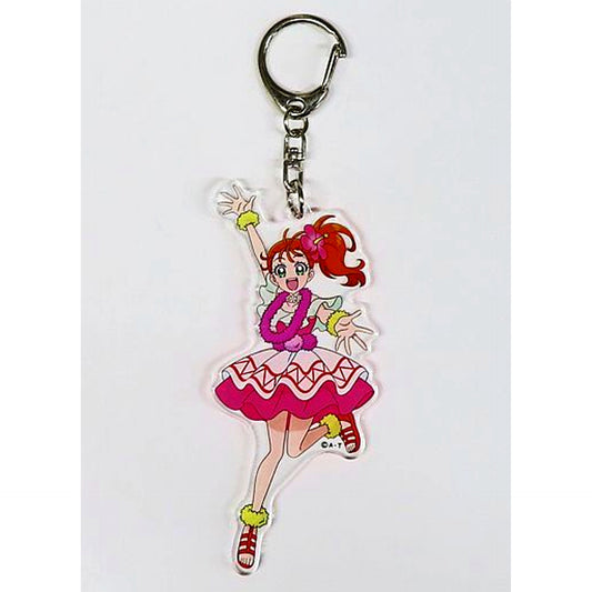 Manatsu Natsuumi Tropical-Rouge! Precure Acrylic Keychain Pool Land in Hawaiians [USED]