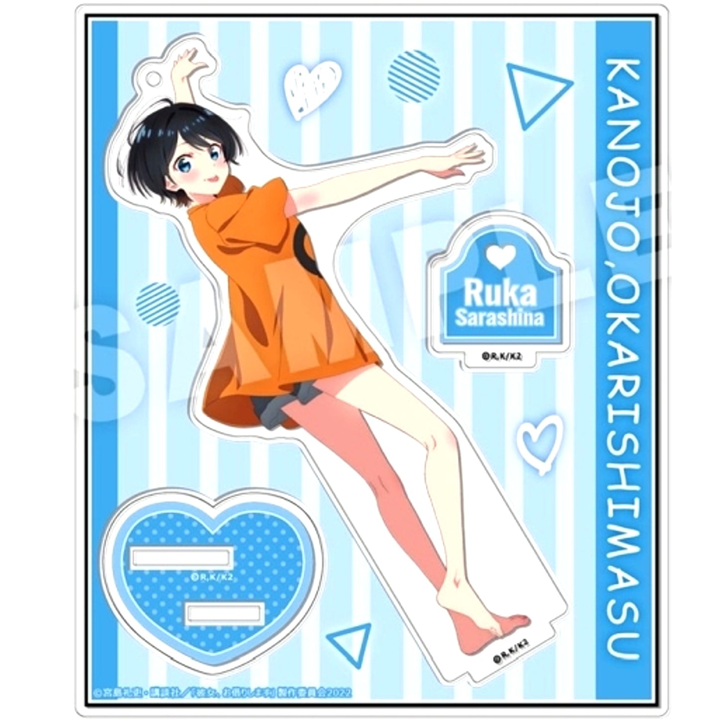 Ruka Sarashina 07. B Rent-A-Girlfriend Acrylic Figure [USED]