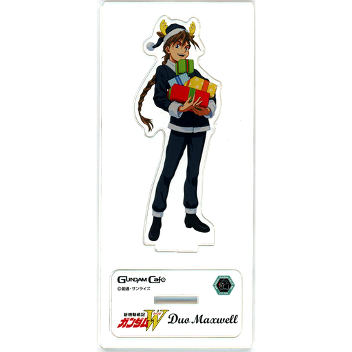 Duo Maxwell Model Sheet AS Acrylic Stand Mobile Suit Gundam Wing x Gundam Cafe Christmas Party 2020 [USED]