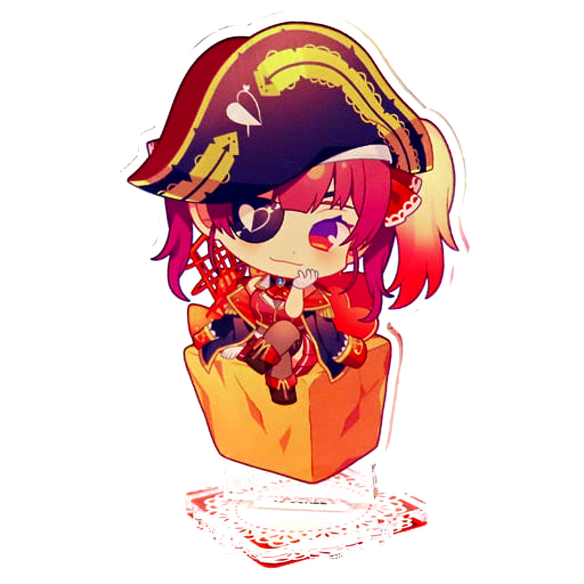 Virtual YouTuber hololive Houshou Marine Trading Acrylic Stand Gaze Left hololive x Pasela [USED]