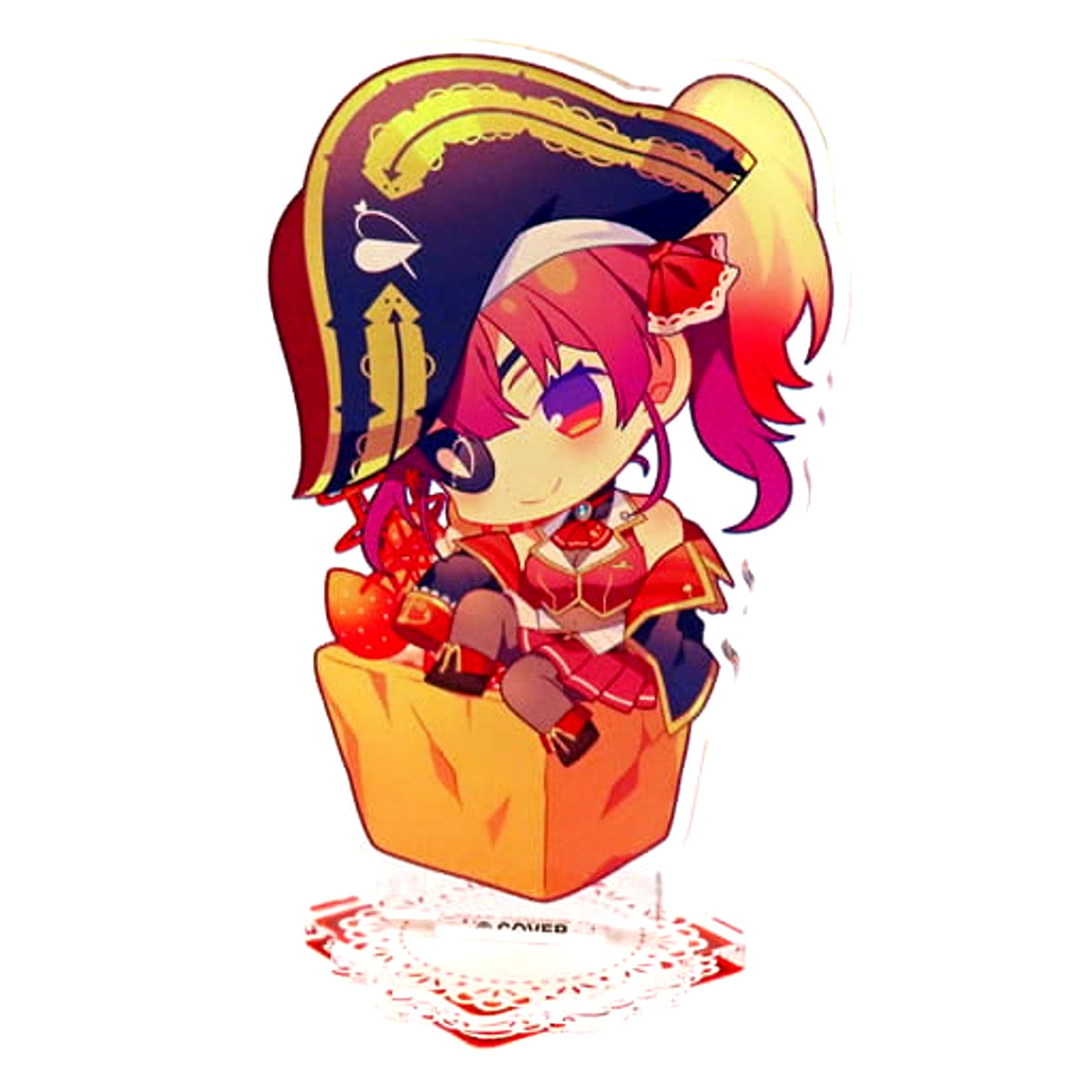 Virtual YouTuber hololive Houshou Marine Trading Acrylic Stand Head Down Left hololive x Pasela [USED]