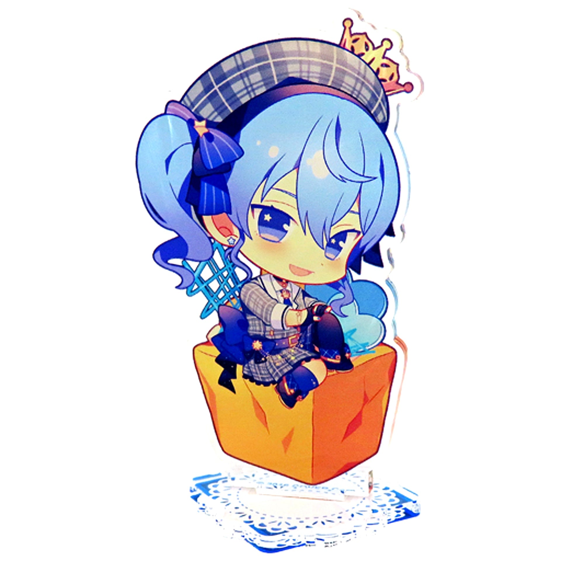 Hoshimachi Suisei Facing Right Trading Acrylic Stand Virtual YouTuber Hololive x Pasela [USED]