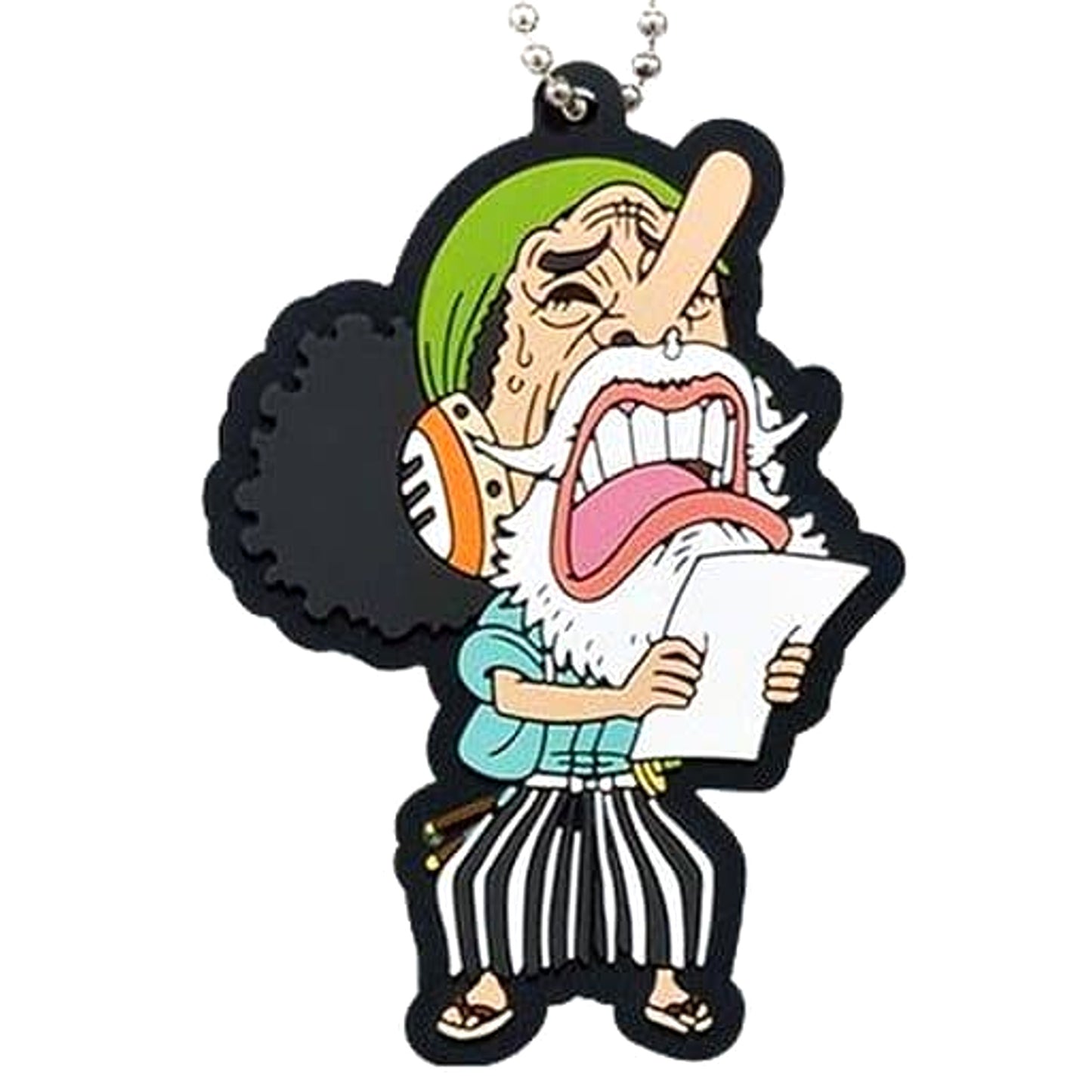 One Piece Usohachi Usopp Ichiban Kuji Seeing! Nine Red Scabbards Part 2 Rubber Mascot Prize H Keychains [USED]