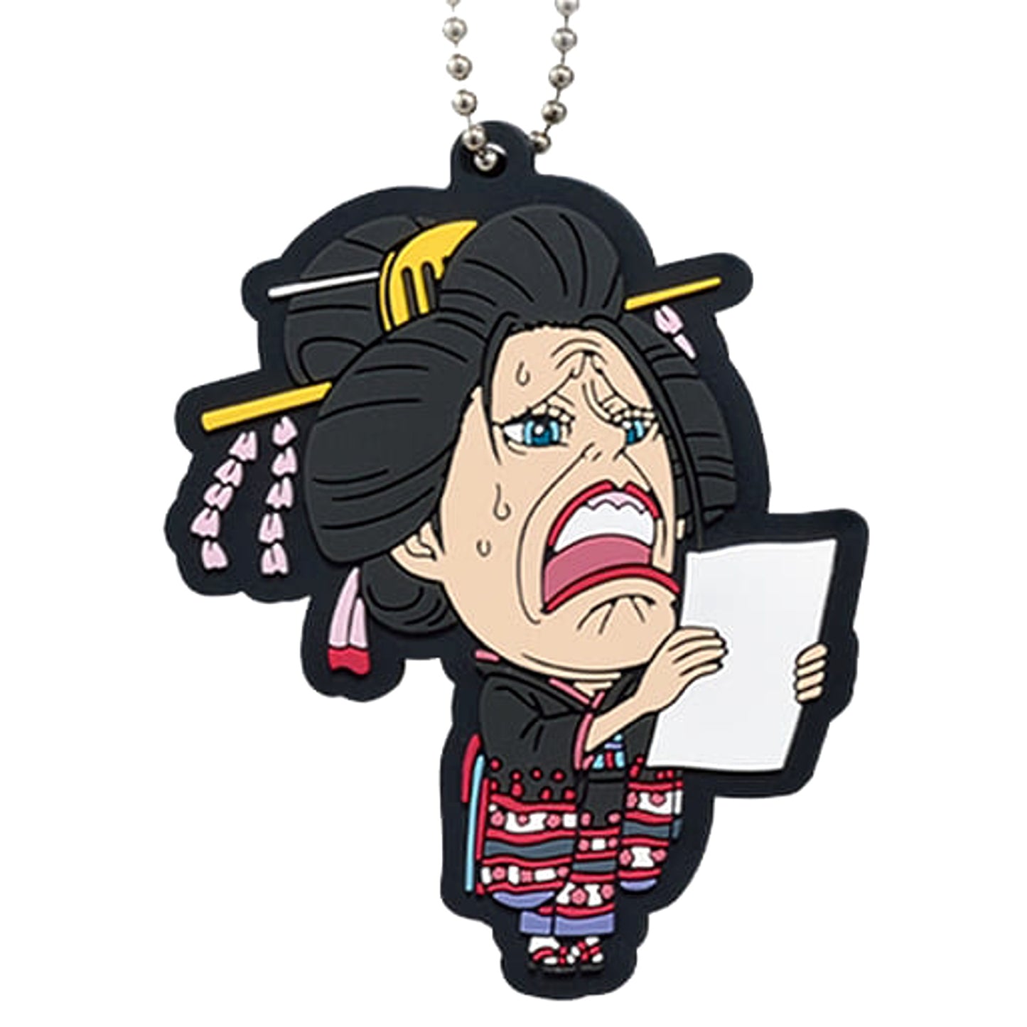 One Piece Nico Robin Ichiban Kuji Seeing! Nine Red Scabbards Part 2 Rubber Mascot Prize H Keychains [USED]