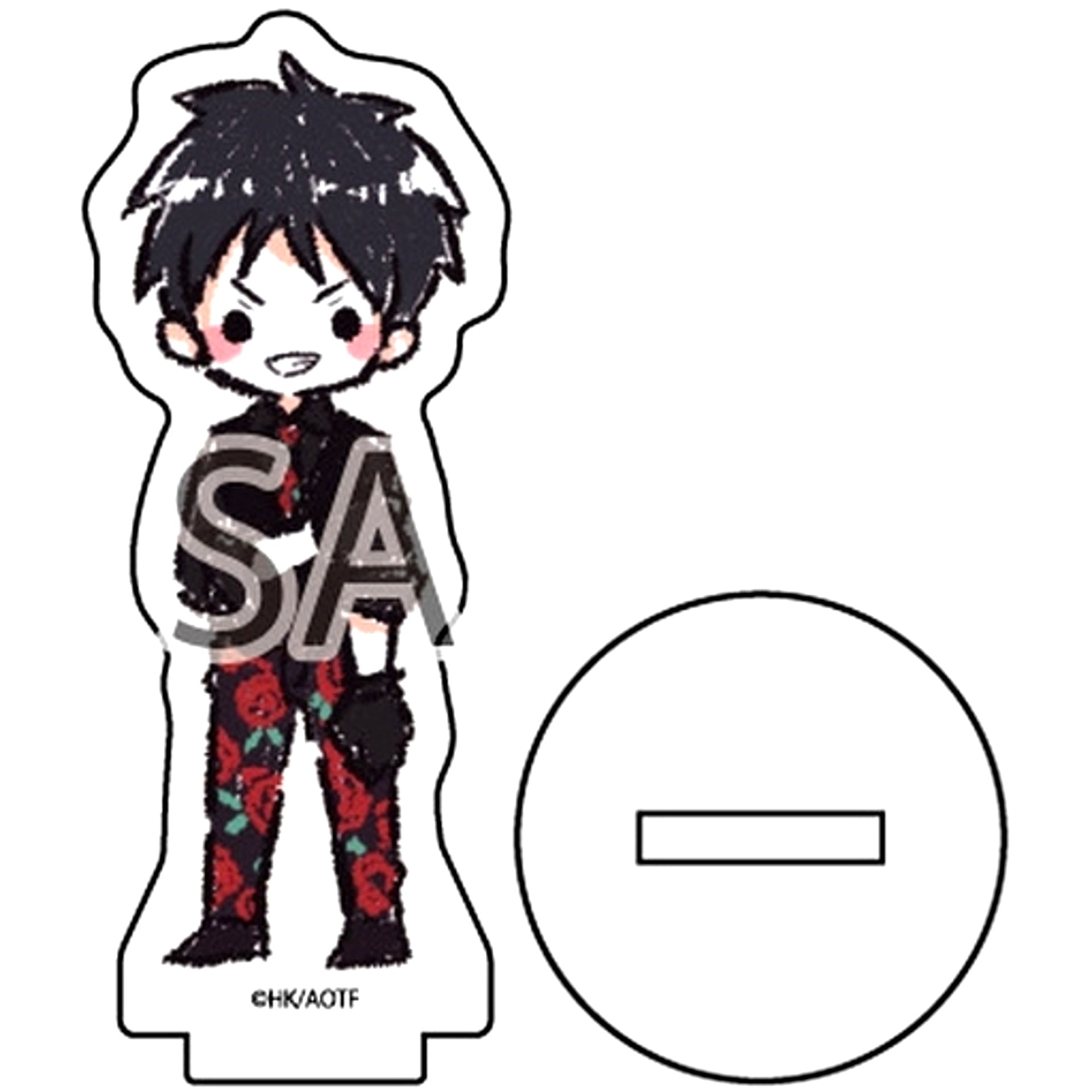 Eren Yeager Attack on Titan 18. Casino Dealer Ver. GraffArt Design Acrylic Petit Stand [USED]