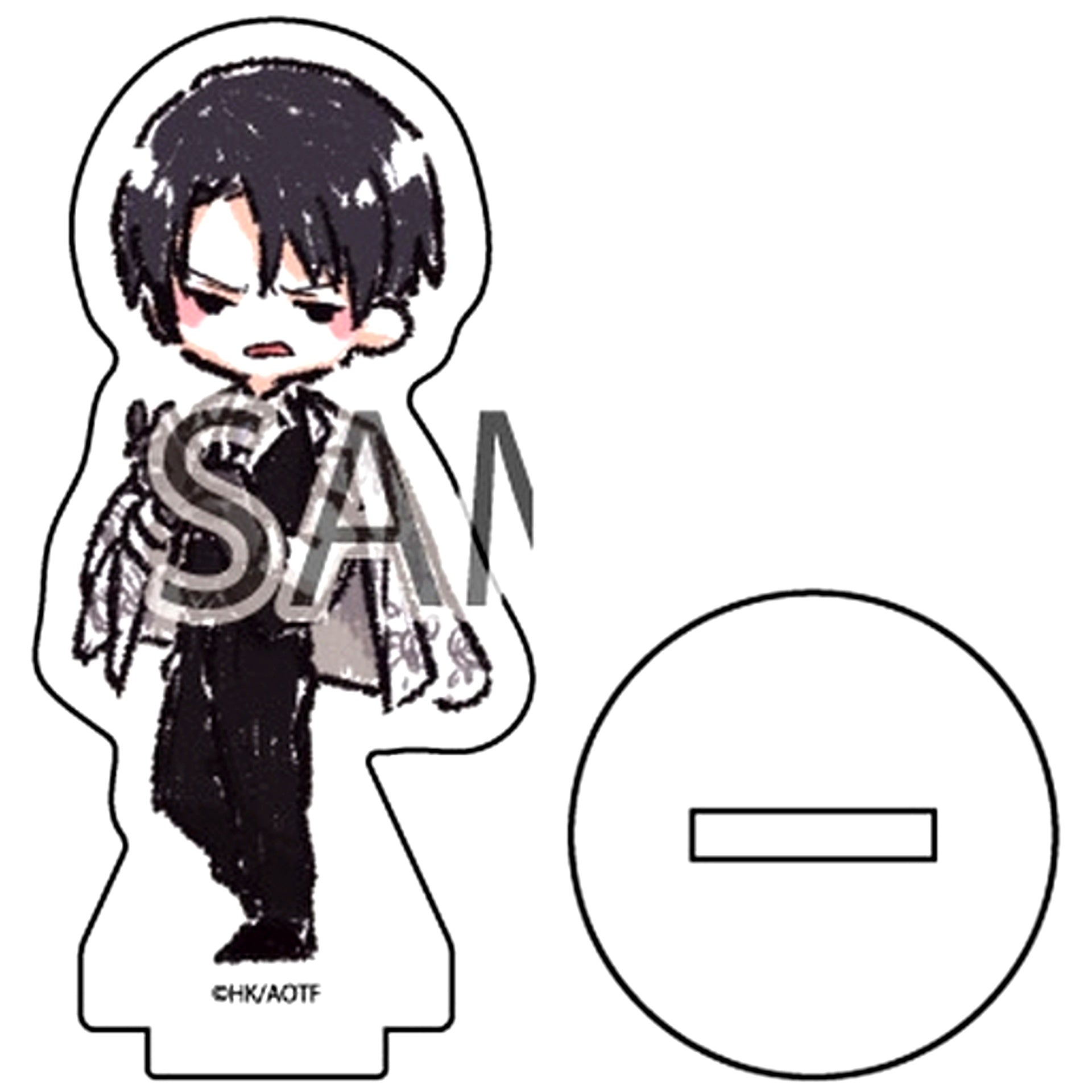 Levi Attack on Titan Acrylic Petit Stand 19. Casino Dealer Ver. GraffArt Design [USED]