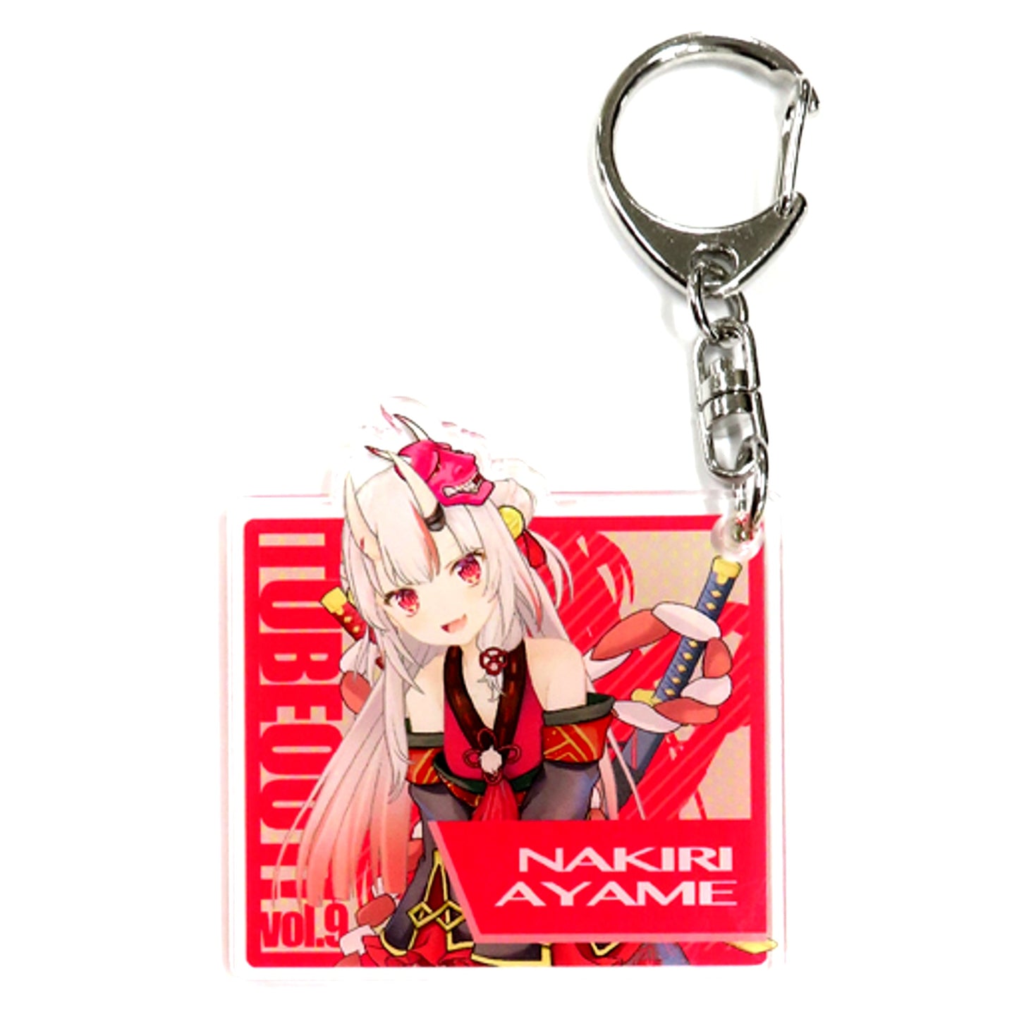 Nakiri Ayame Hololive TUBEOUT! Vol.9 Acrylic Keychain [USED]