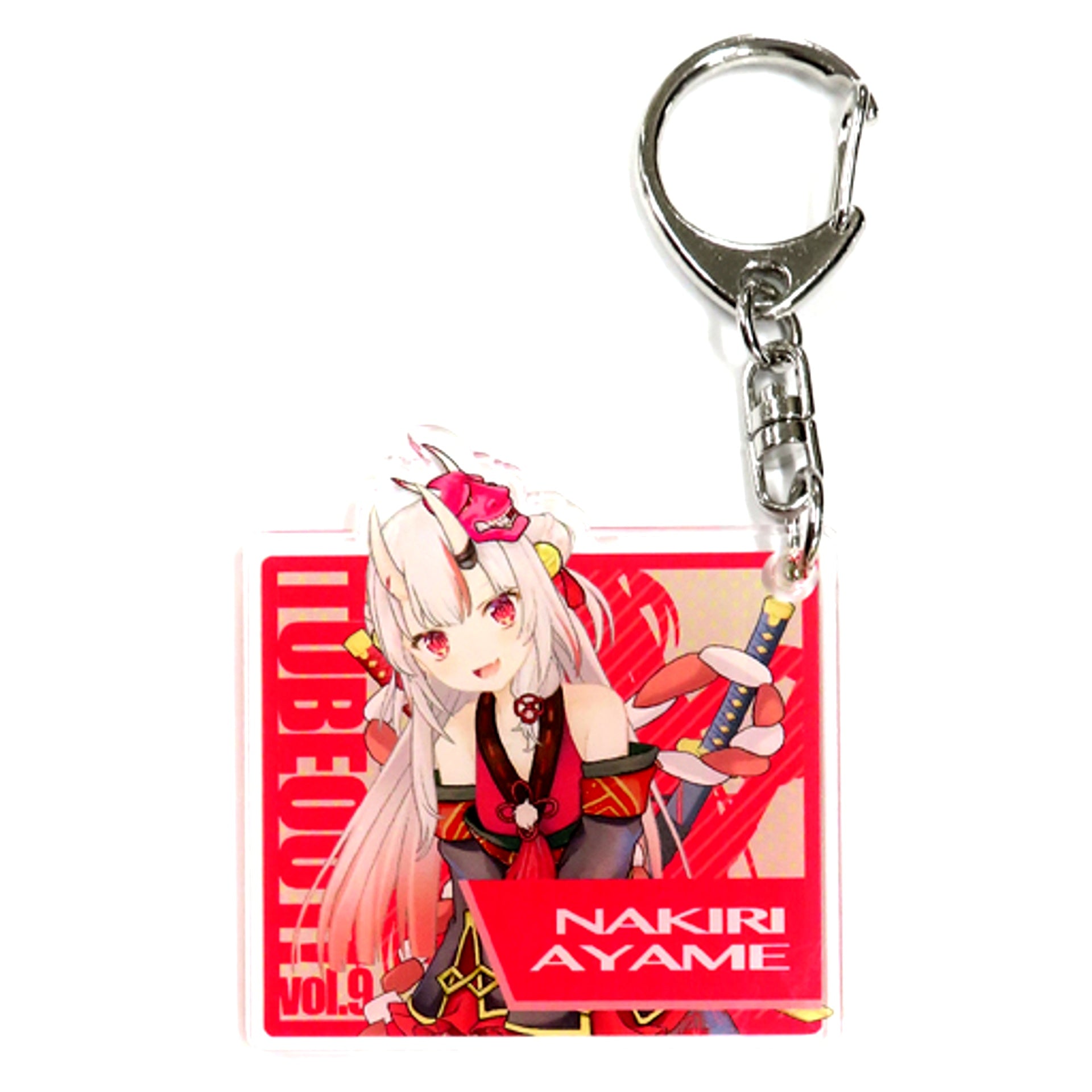Nakiri Ayame Hololive TUBEOUT! Vol.9 Acrylic Keychain [USED]