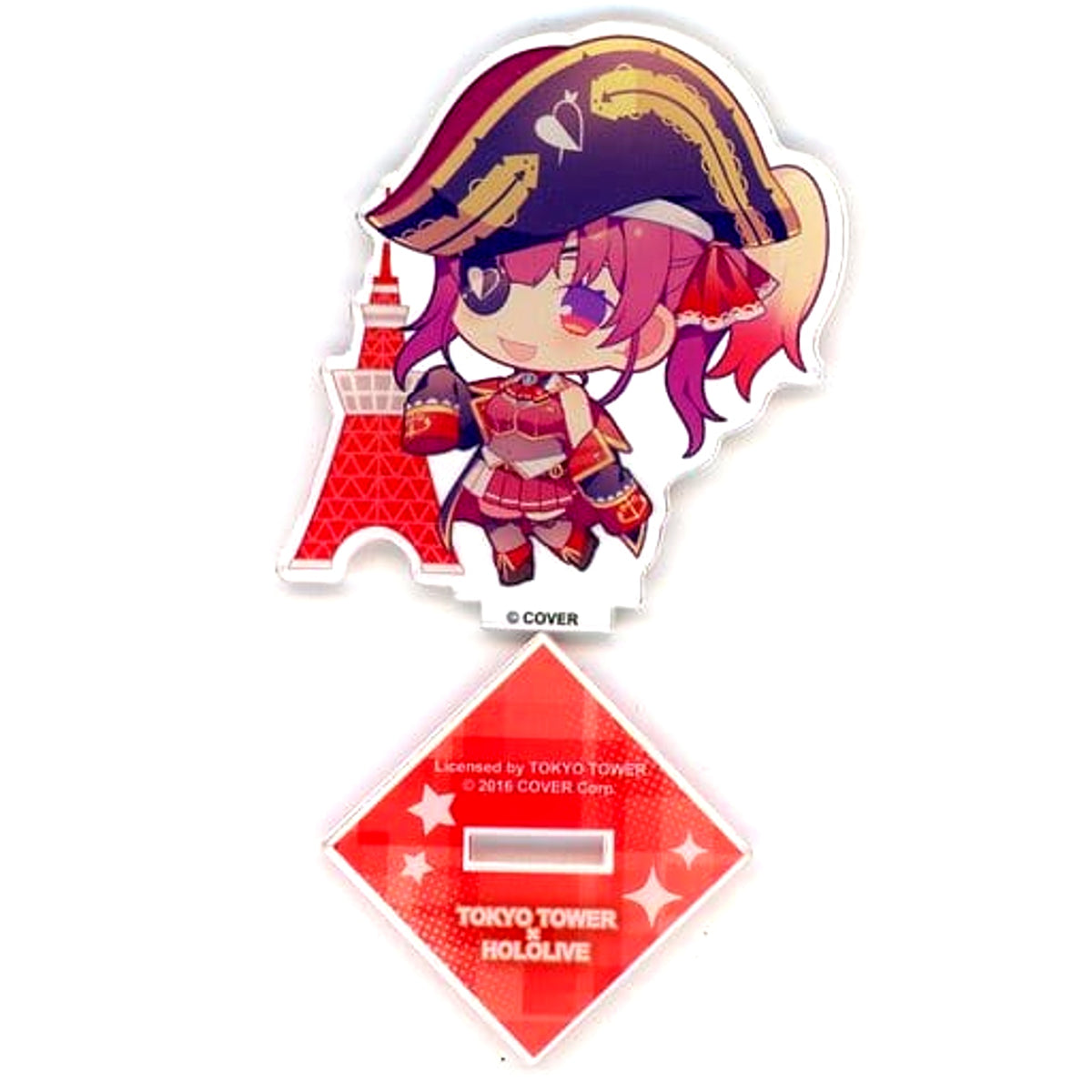 Virtual YouTuber hololive Houshou Marine Tokyo Tower Ver. Trading Acrylic Stand hololive in Tokyo Tower The Lost Quartet Great Search [USED]