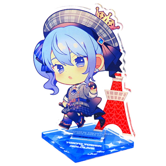 Hoshimachi Suisei Tokyo Tower Trading Acrylic Stand Virtual YouTuber hololive in Tokyo Tower Lost Quartet Great Search [USED]