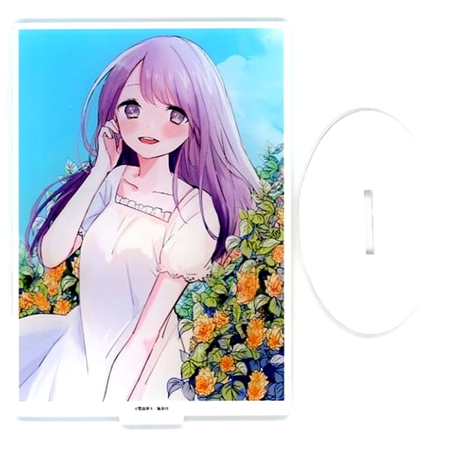 Nagisa Kubo Kubo Won't Let Me Be Invisible Gema Kuji Character Acrylic Figure No.3 One-Piece Plate Prize A-3 [USED]