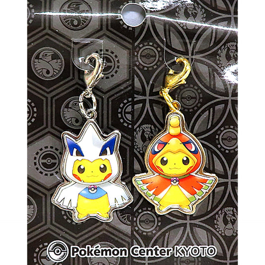 Ho-Oh & Lugia Poncho Pikachu Pokemon Metal Charm Set [USED]