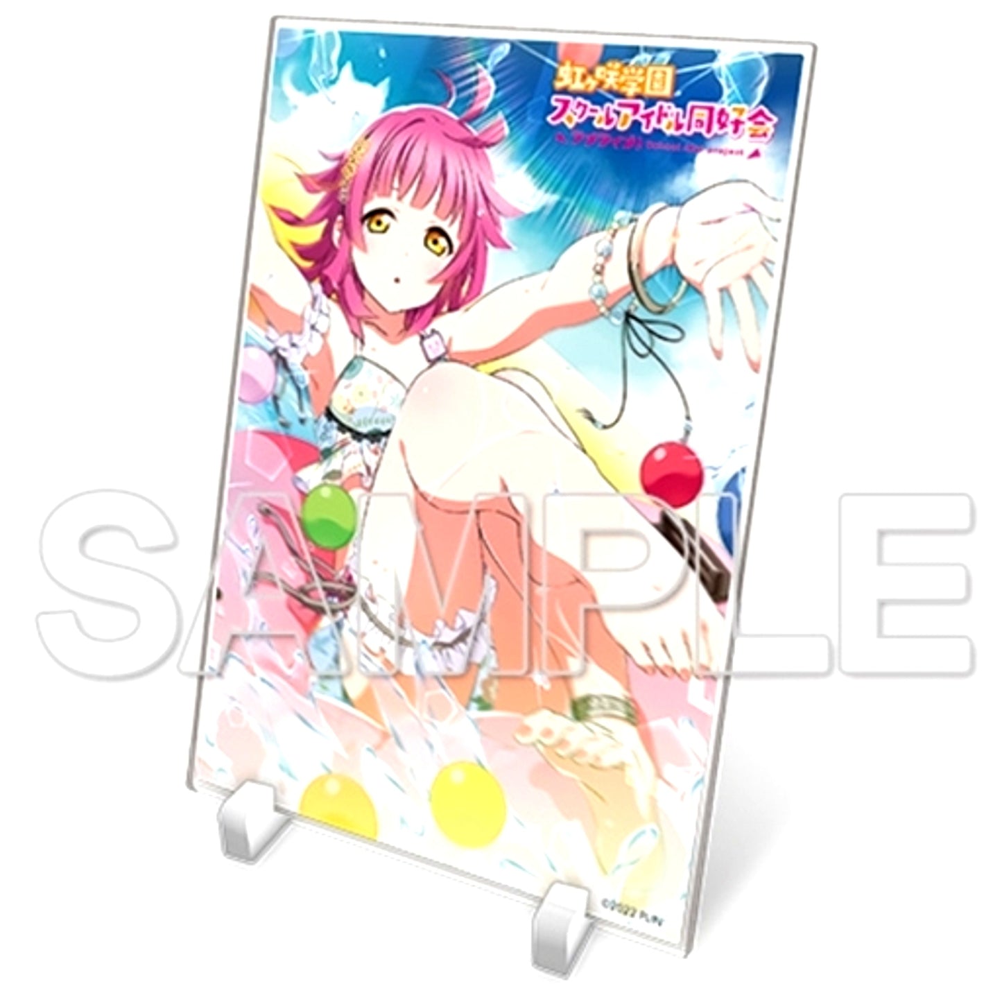 Rina Tennoji Swimsuit Ver. Big Acrylic Stand Love Live! Nijigasaki High School Idol Club [USED]
