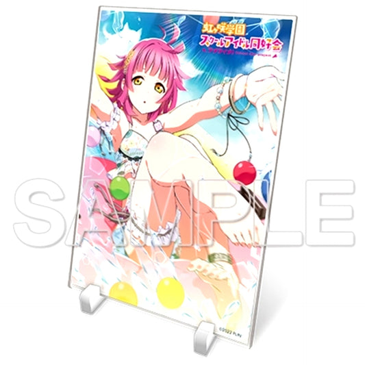 Rina Tennoji Swimsuit Ver. Big Acrylic Stand Love Live! Nijigasaki High School Idol Club [USED]
