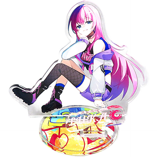 Hatsune Miku: Colorful Stage! Megurune Ruka Acrylic Stand Connect Live Vivid BAD SQUAD 1st CRASH Limited	 Acrylic Stands [USED]