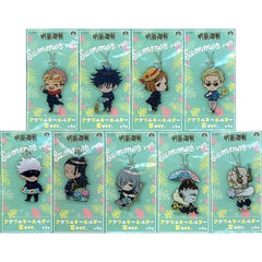 Jujutsu Kaisen Satoru Gojo & Others Acrylic Keychain Summer Ver. All 9 Types Set Keychains [USED]