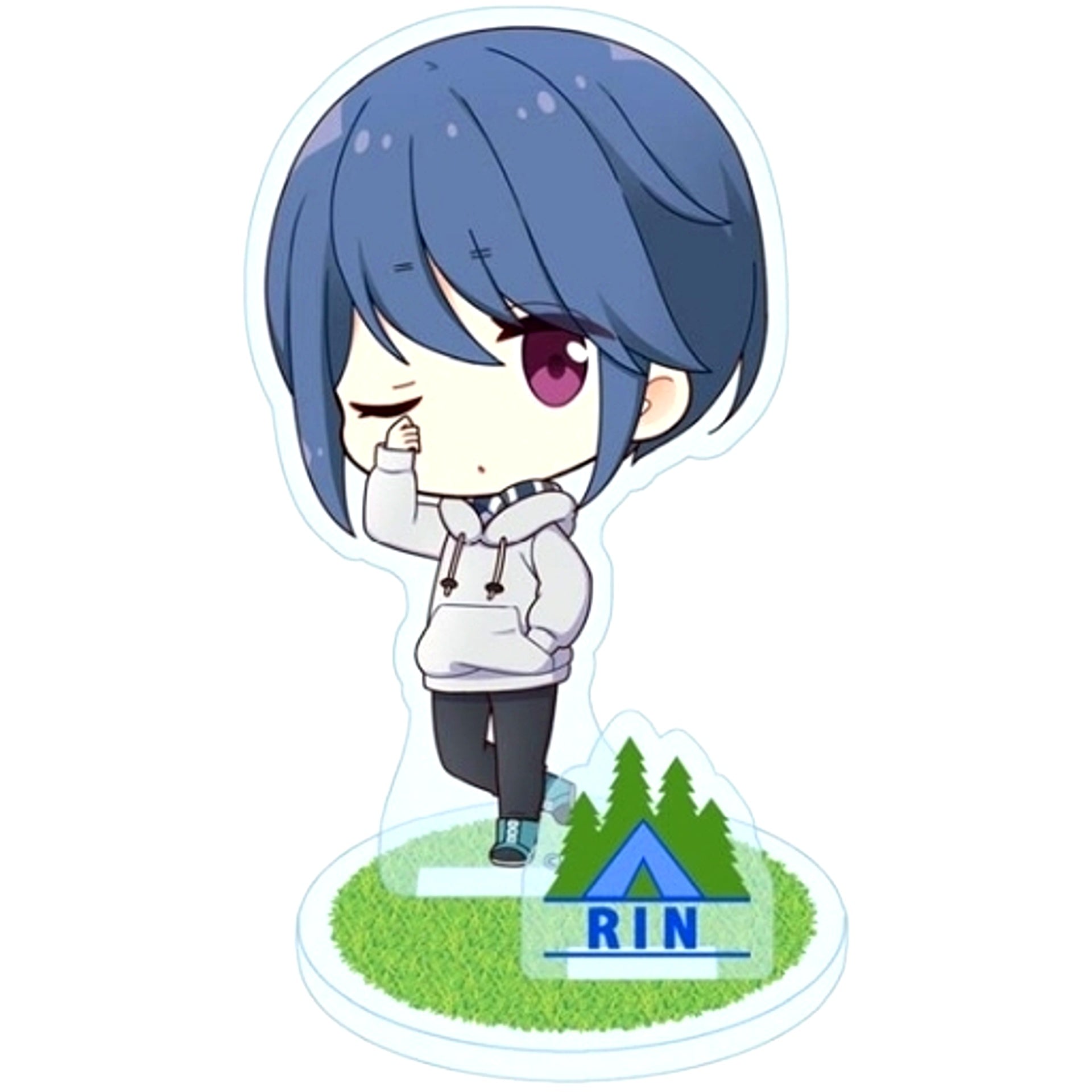Rin Shima Puchi Choco Acrylic Stand Movie Yuru Camp [USED]