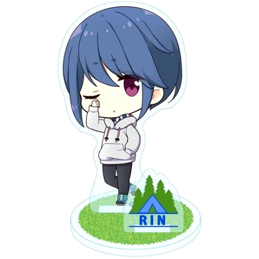 Rin Shima Puchi Choco Acrylic Stand Movie Yuru Camp [USED]