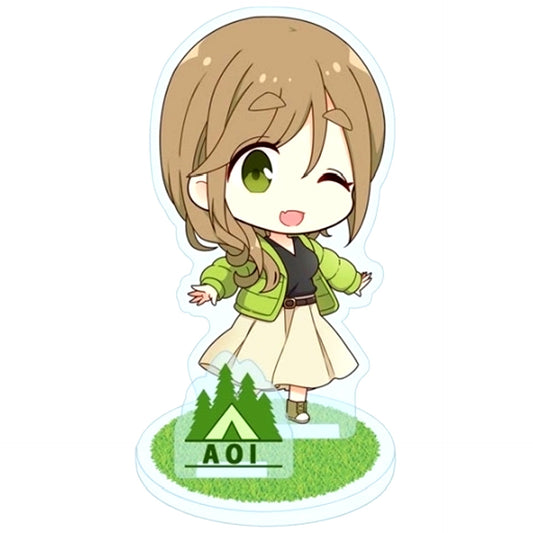 Aoi Inuyama Laid-Back Camp The Movie Puchi Choco Acrylic Stand [USED]