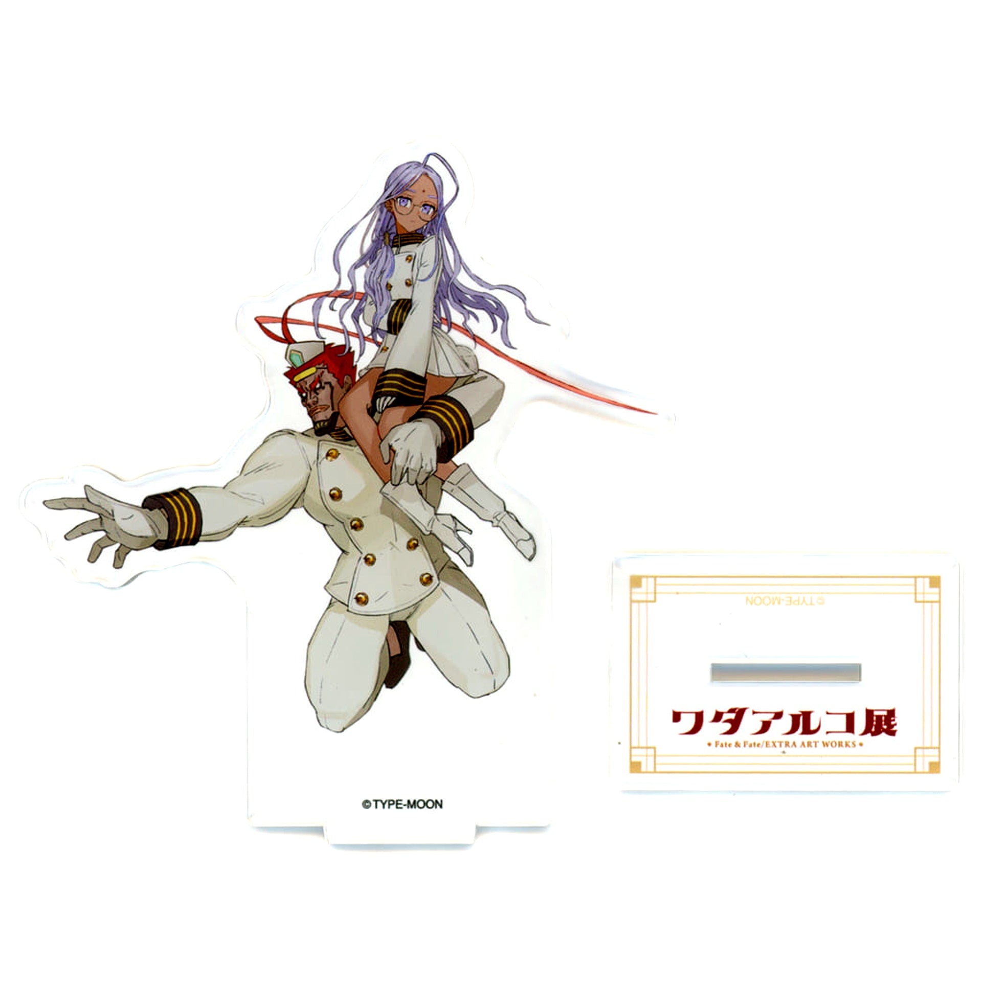 Rani VIII and Lu Bu Fengxian Fate/EXTRA Main Visual Acrylic Mascot Wada Arco Exhibition Fate and Fate/EXTRA ART WORKS [USED]
