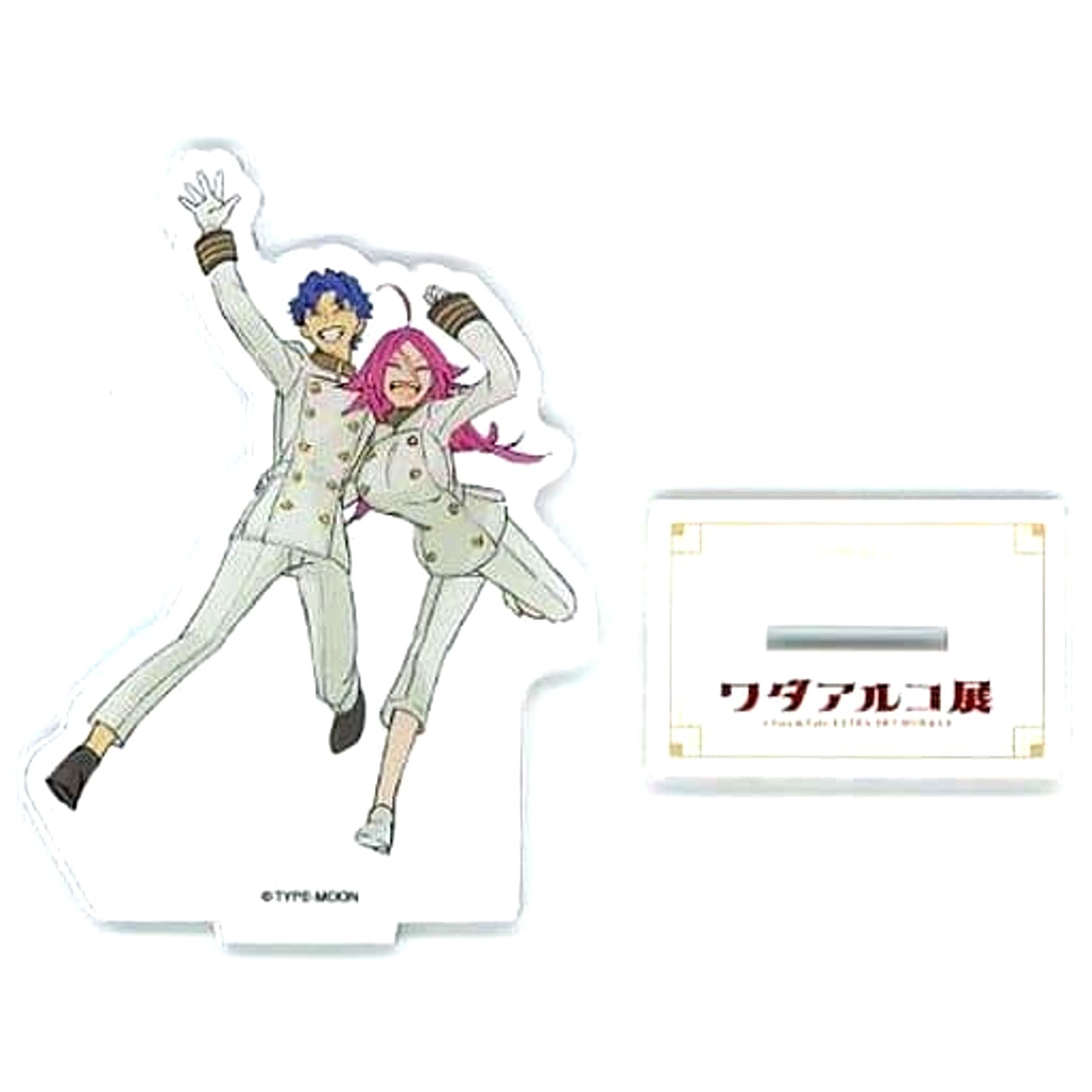 Shinji Matou and Francis Drake Fate/EXTRA Main Visual Acrylic Mascot Wada Arco Exhibition Fate and Fate/EXTRA Art Works [USED]
